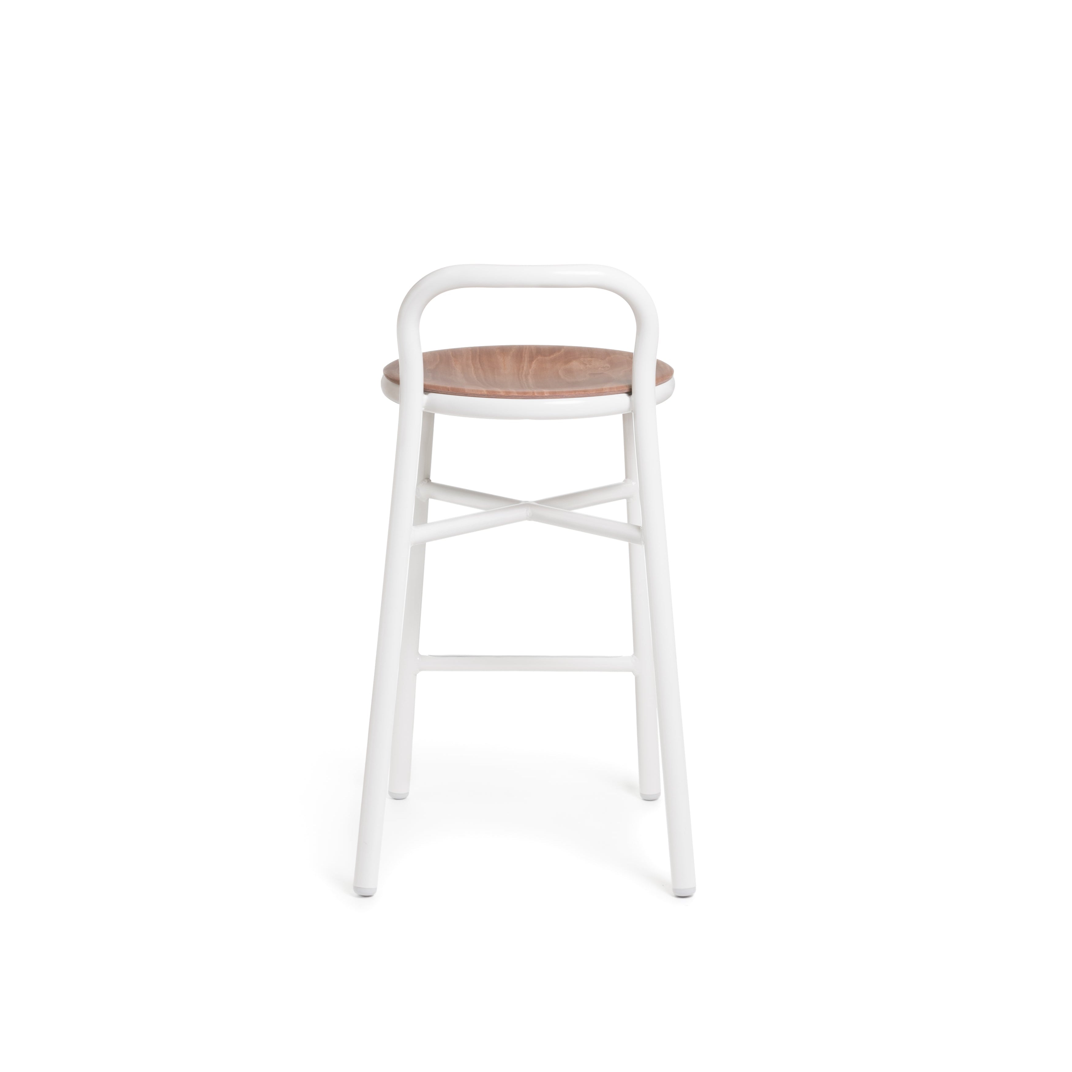 PIPE Hocker helles Buchenholz