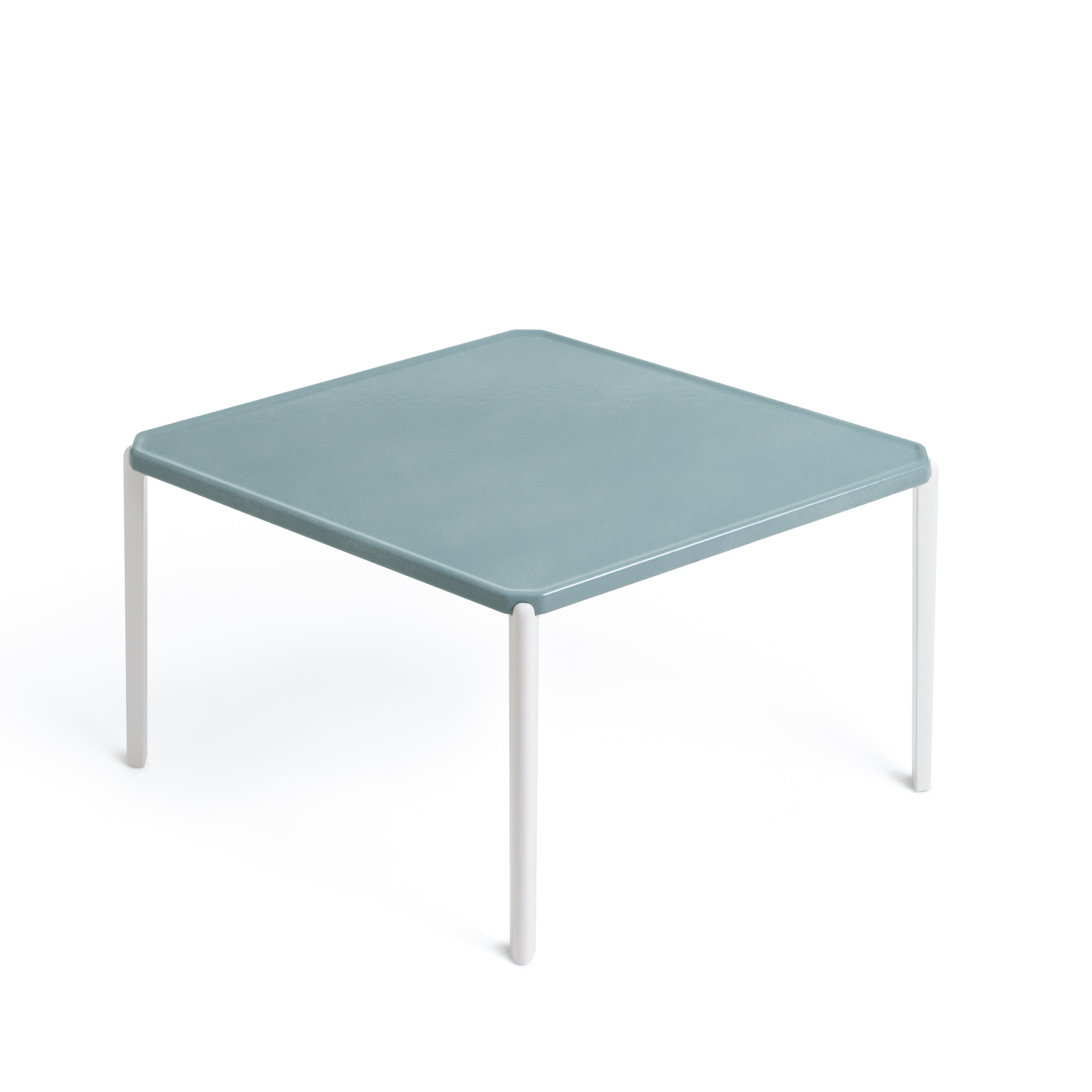 TAMBOUR blue concrete coffee table