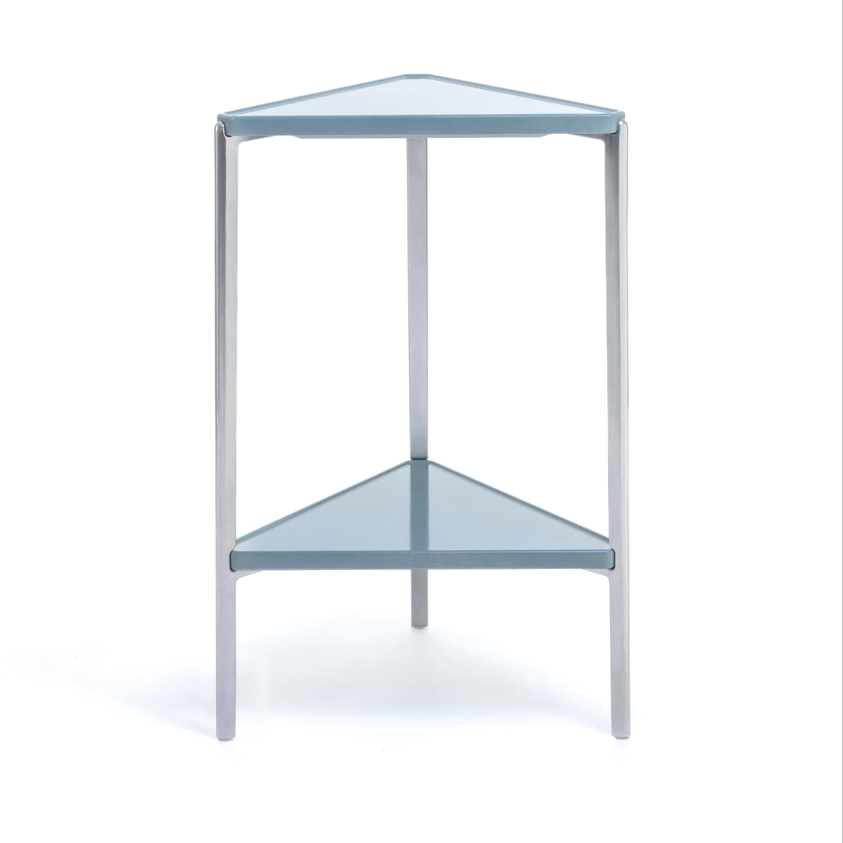 TAMBOUR blue concrete side table
