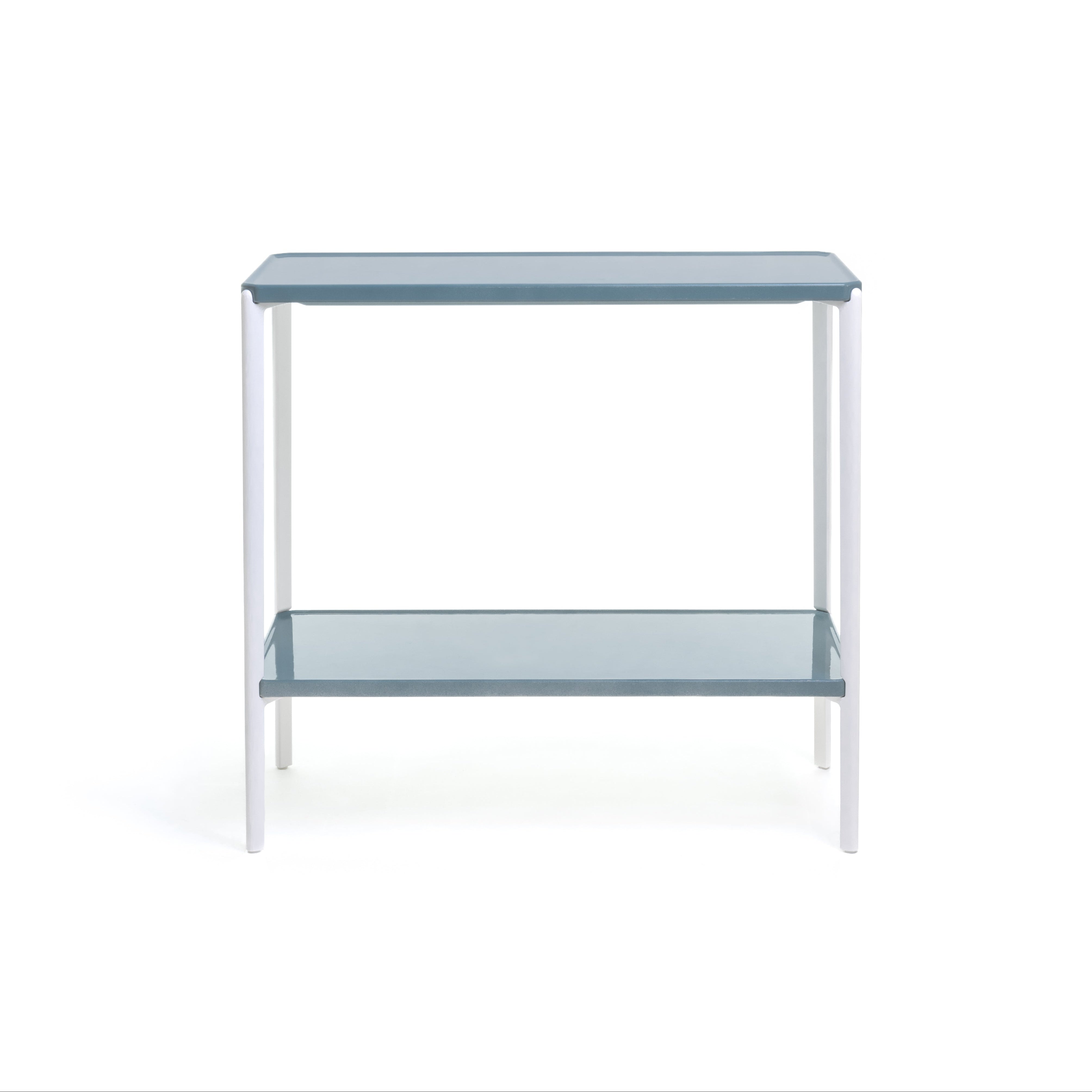 TAMBOUR shelf blue concrete