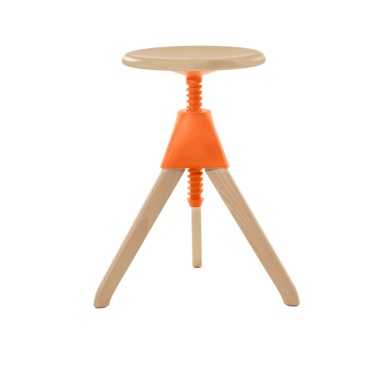 TOM & JERRY Verstellhocker Buchenholz
