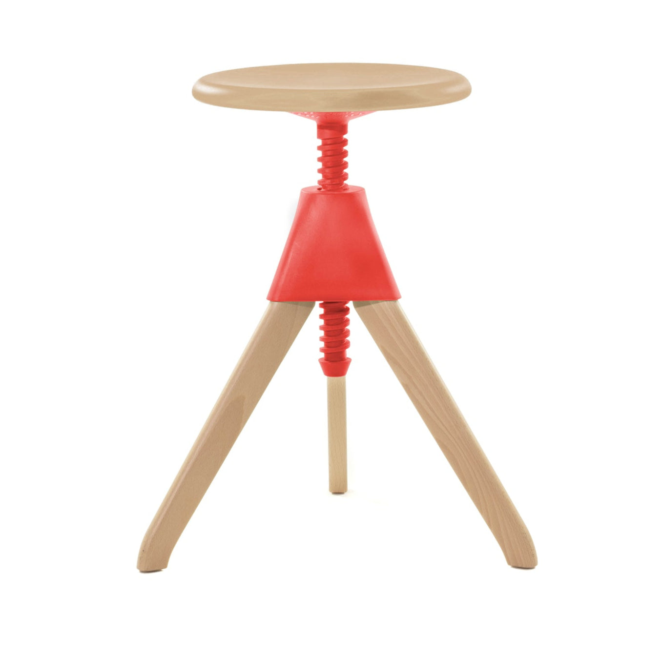 TOM & JERRY Verstellhocker Buchenholz