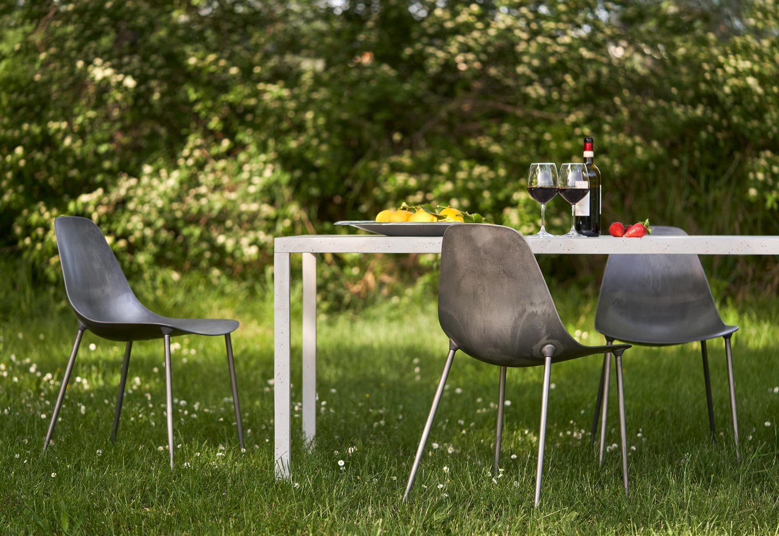MAMMAMIA Chair polished aluminum