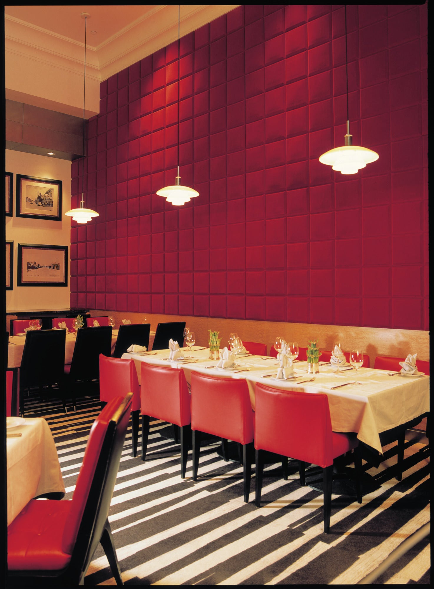 PH 4½-4 White Pendant Lamp with Chrome Finish