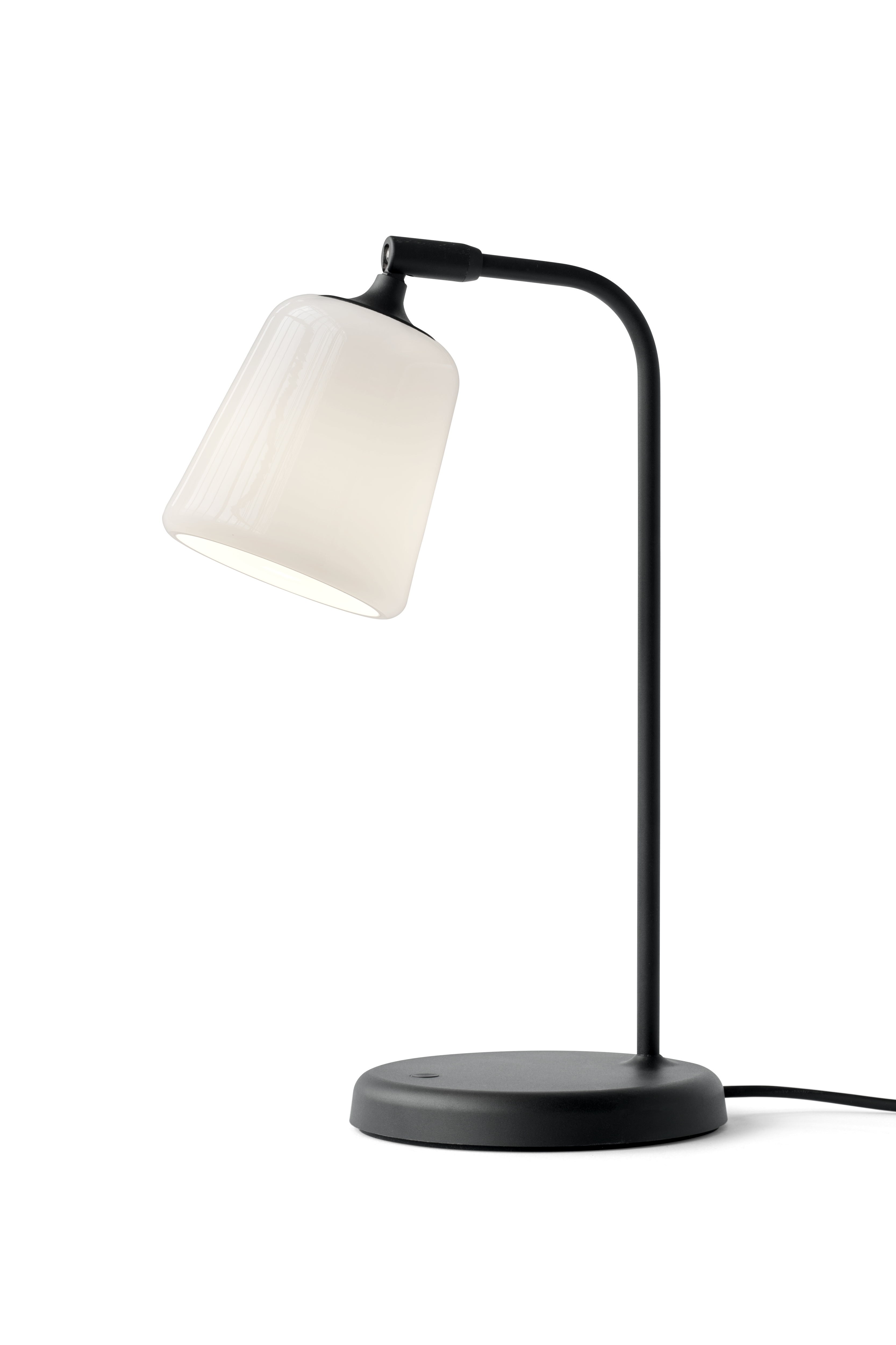 Schreibtischlampe weißer Schillern