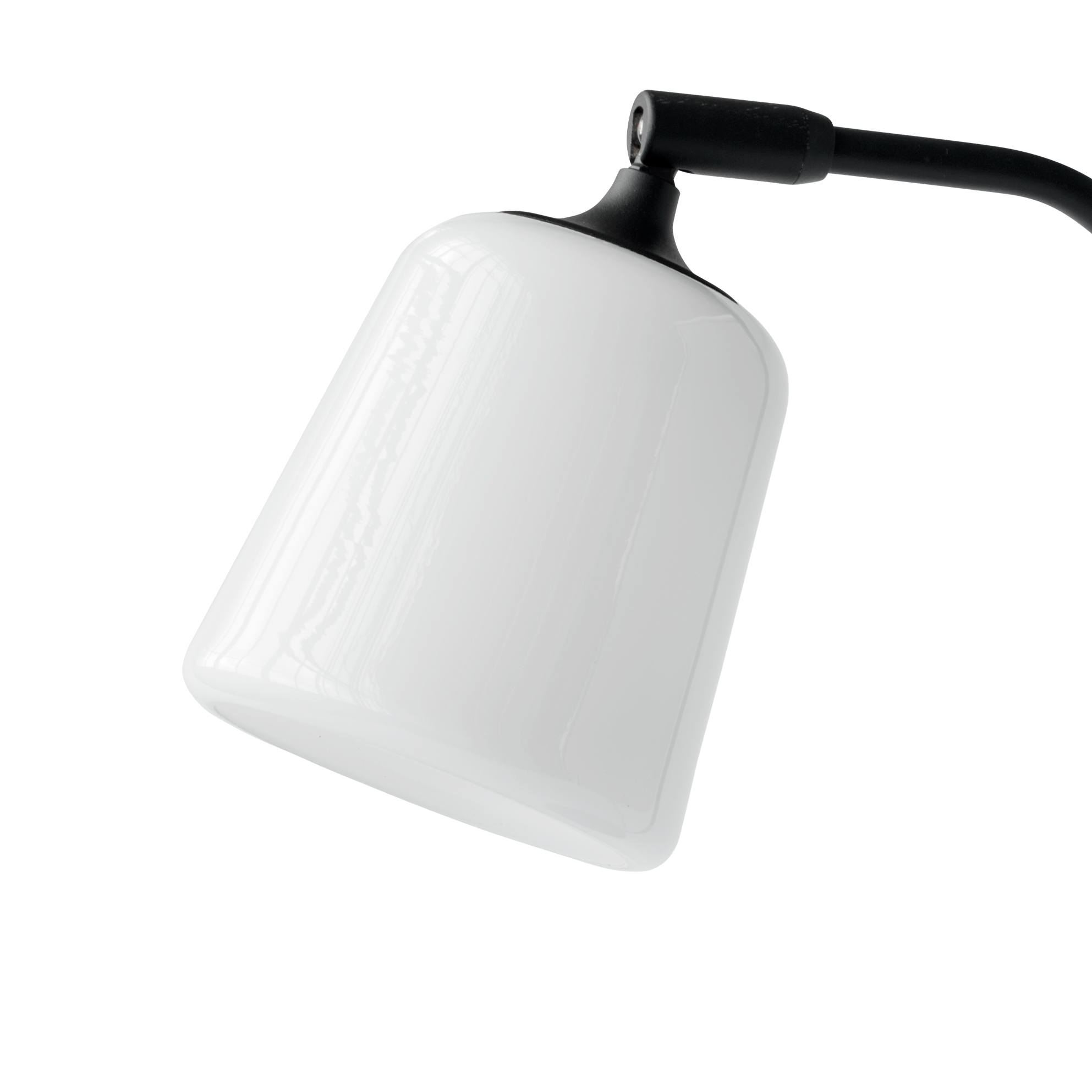 Schreibtischlampe weißer Schillern