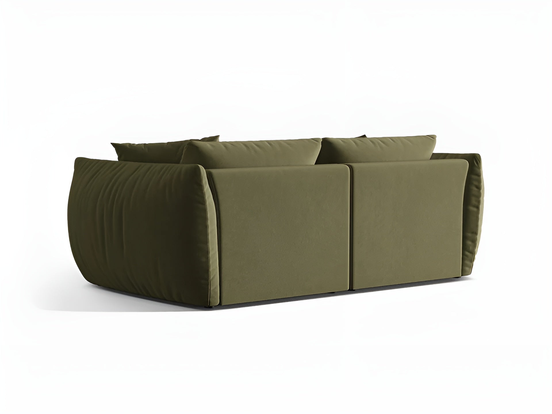 CHRIS Light Green Velvet 3-Seater Sofa
