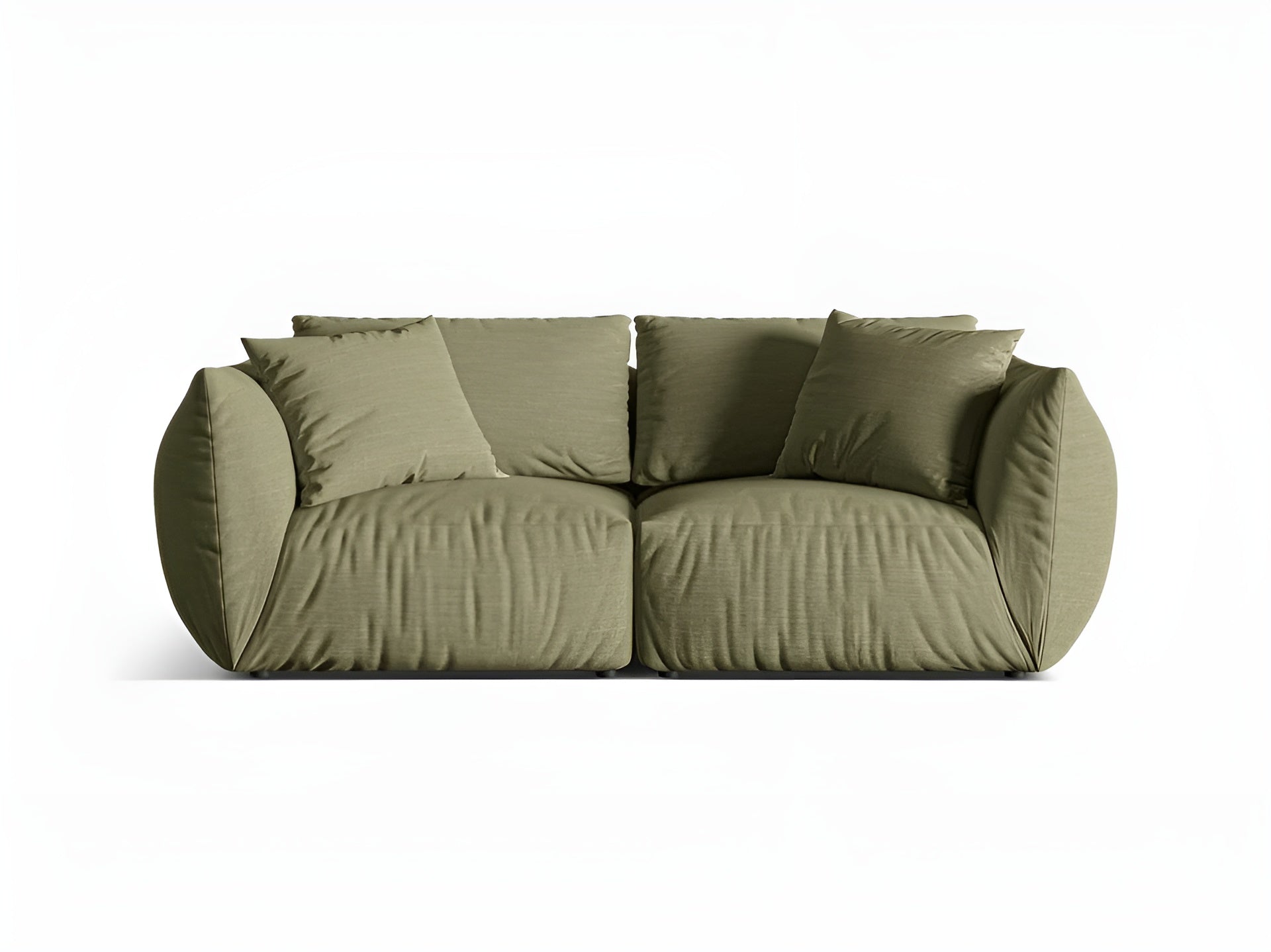 Sofa 3-Sitzer CHRIS hellgrüner Chenille