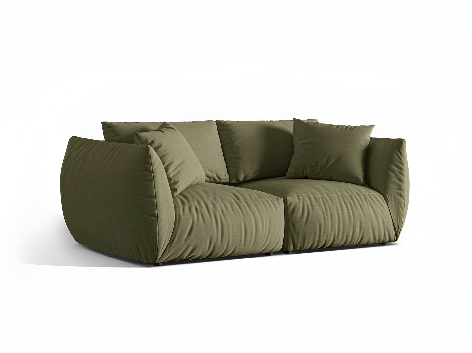 Sofa 3-Sitzer CHRIS hellgrüner Chenille