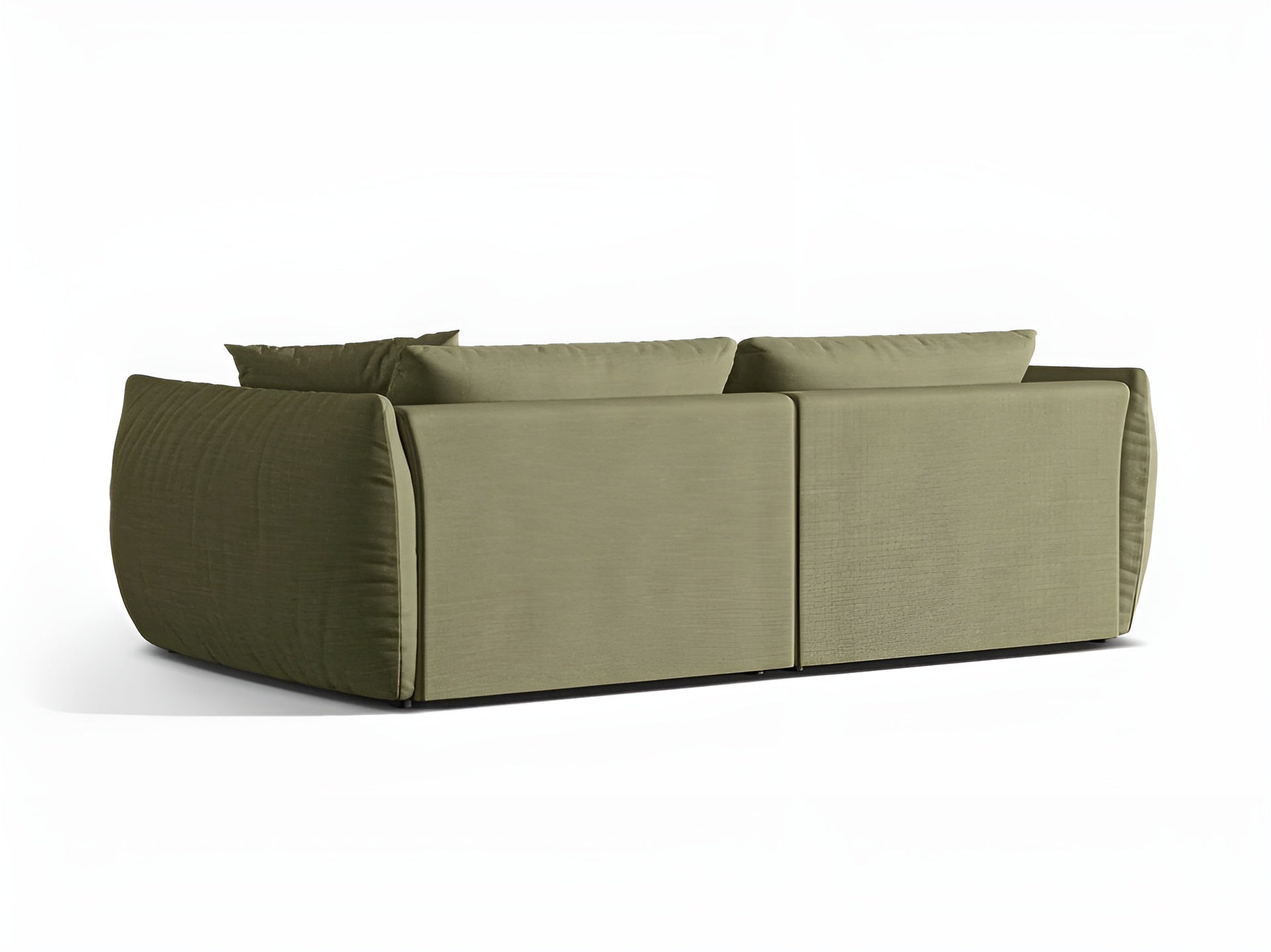 Sofa 4-sitzig CHRIS grün Chenille