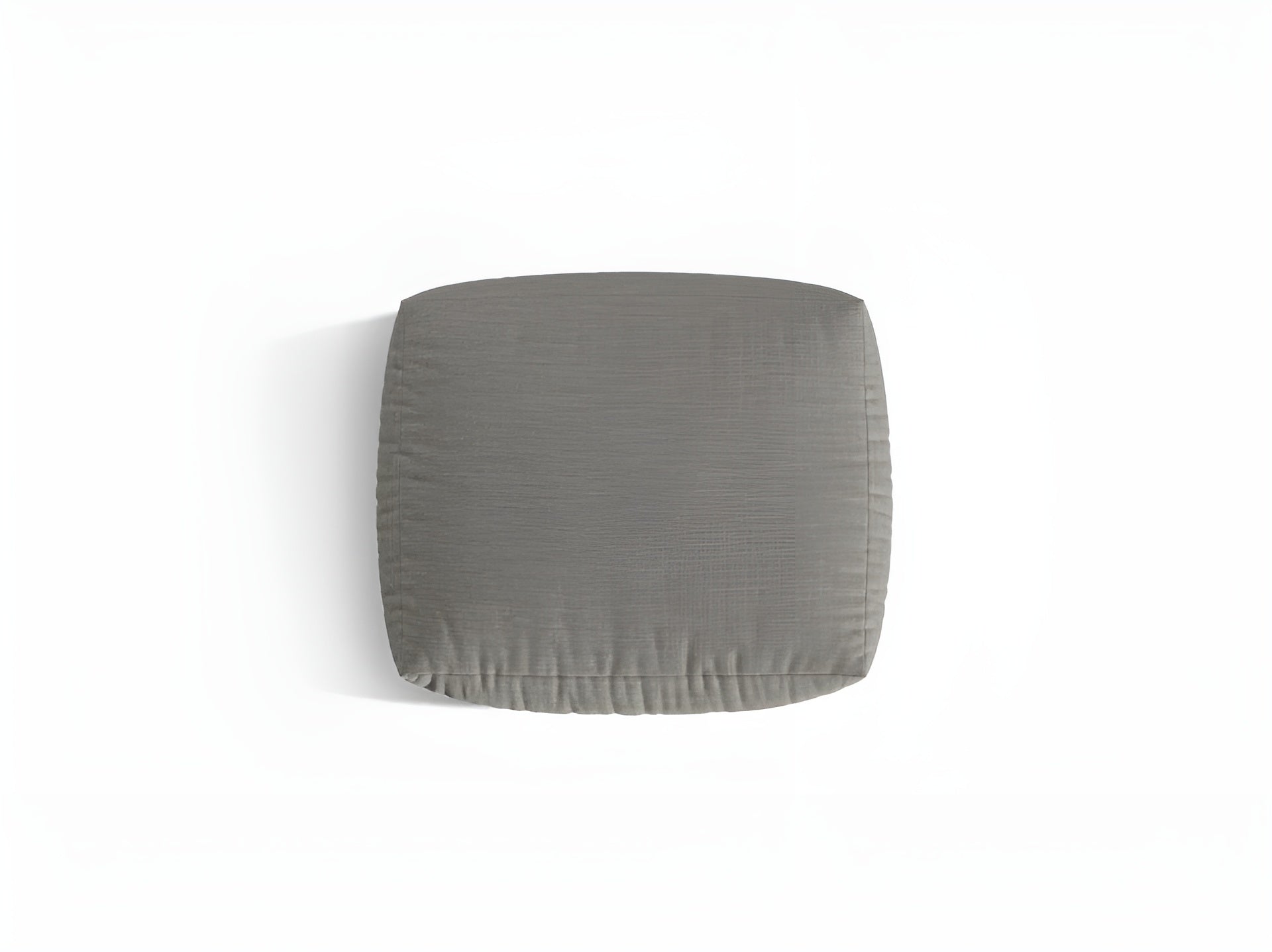 Puf CHRIS grauer Chenille