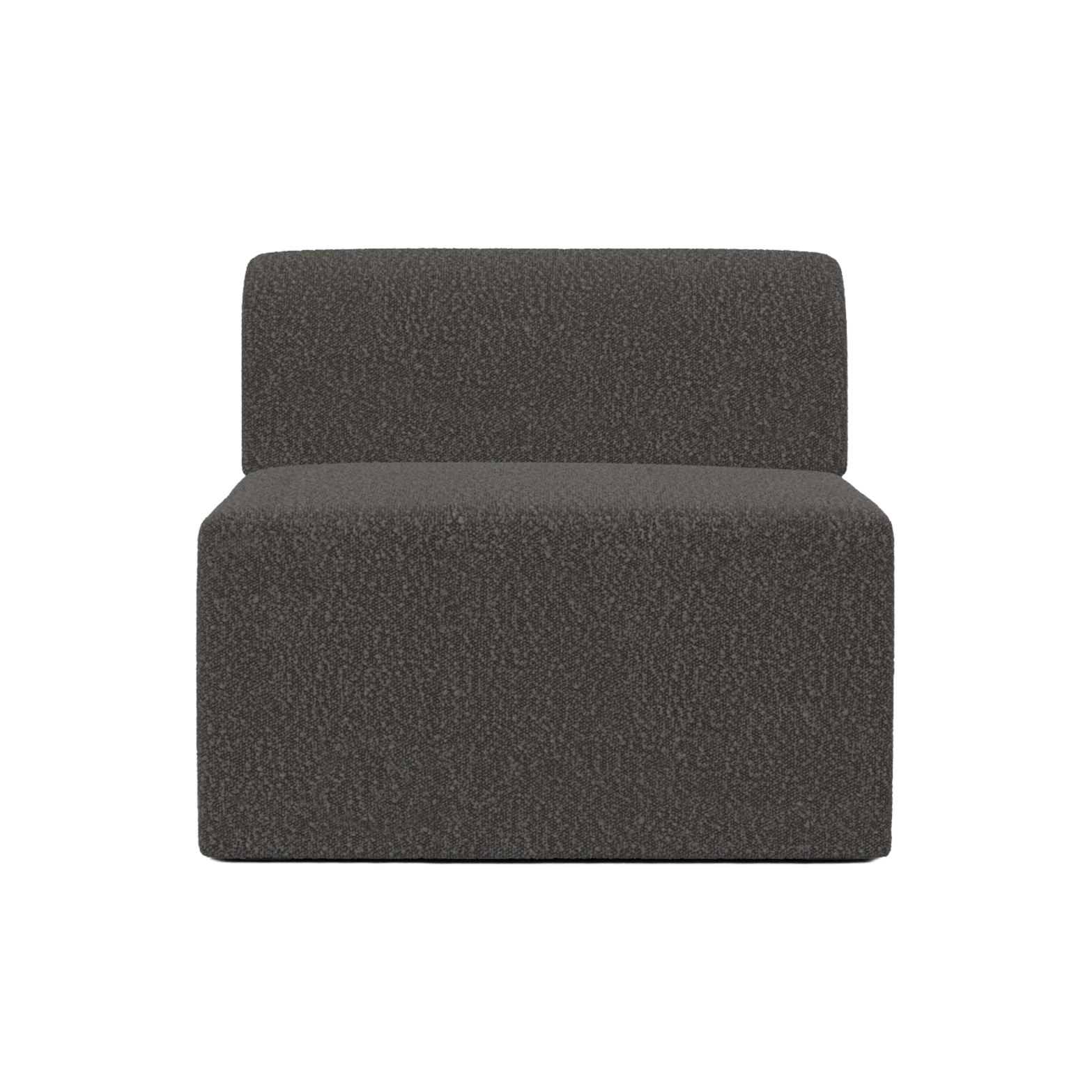 TORI modular sofa - central module black boucle