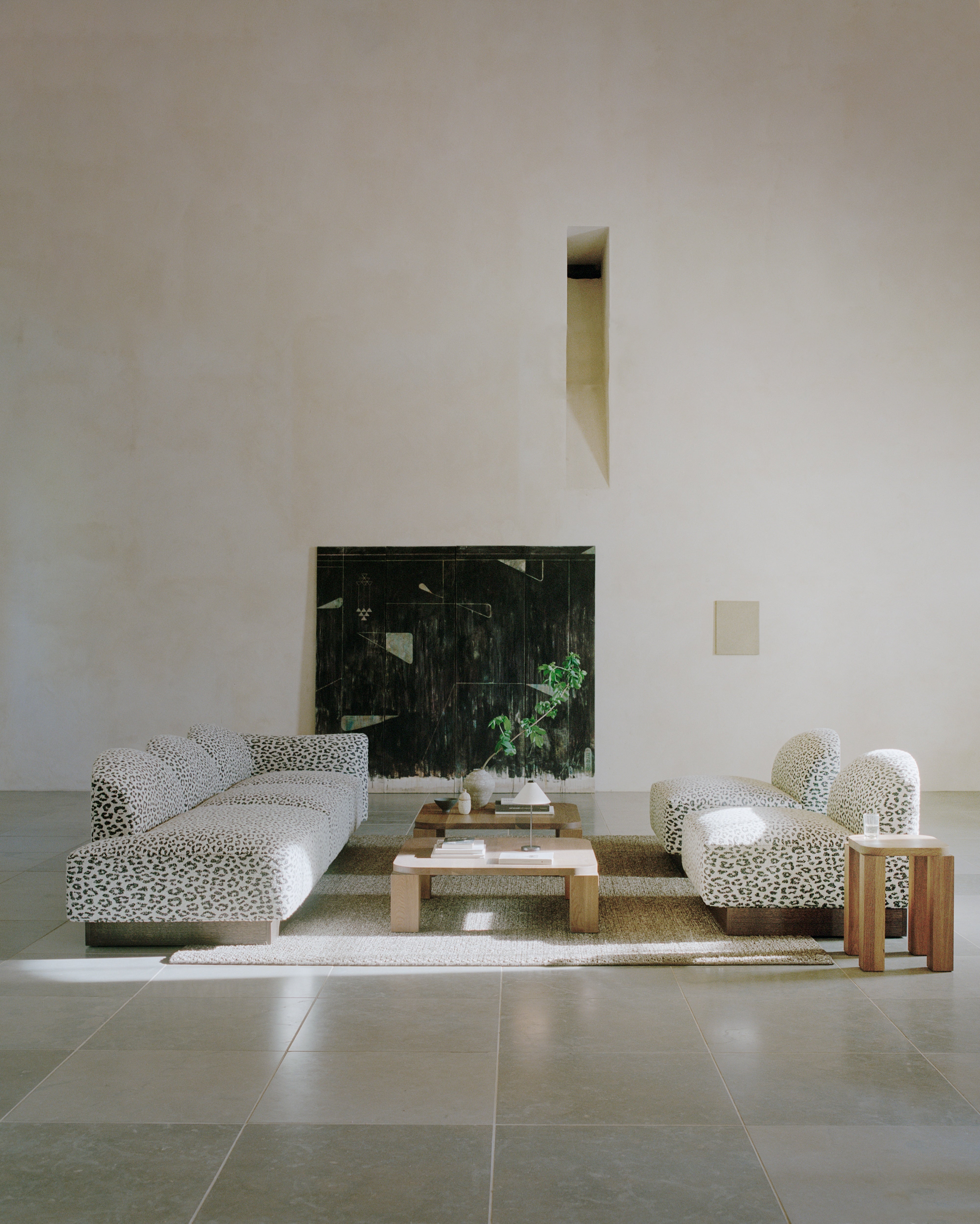 SHORE modular sofa - left-side end element without armrest, customizable