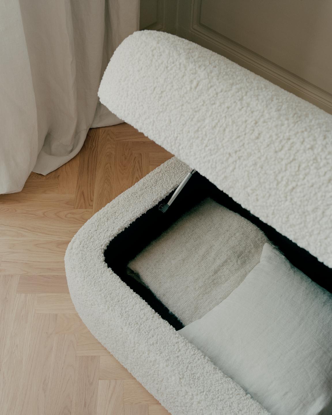 Pouf Covent Nevotex Barnum Lana 24 broken white