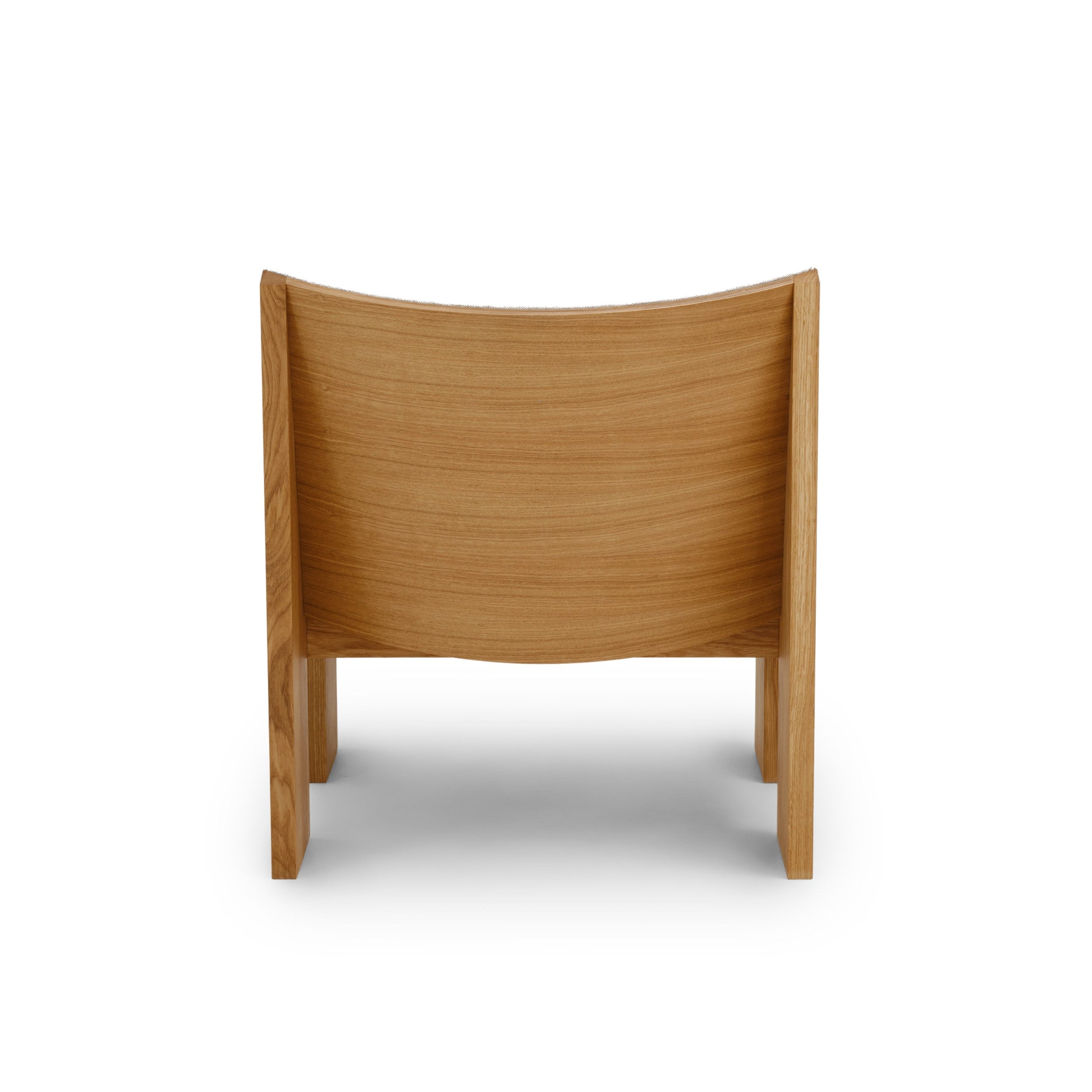 Tenon gepolsterte Sessel mit einer Eichenbasis