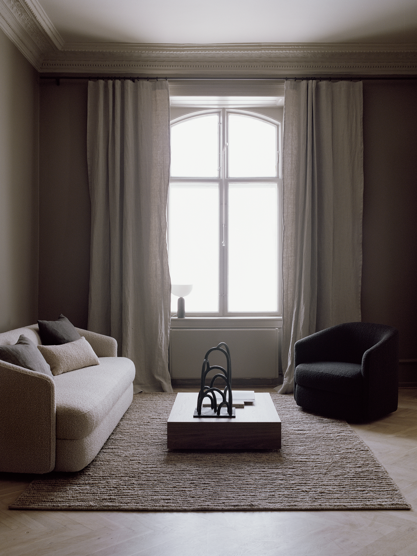 3-seater Covent upholstered sofa