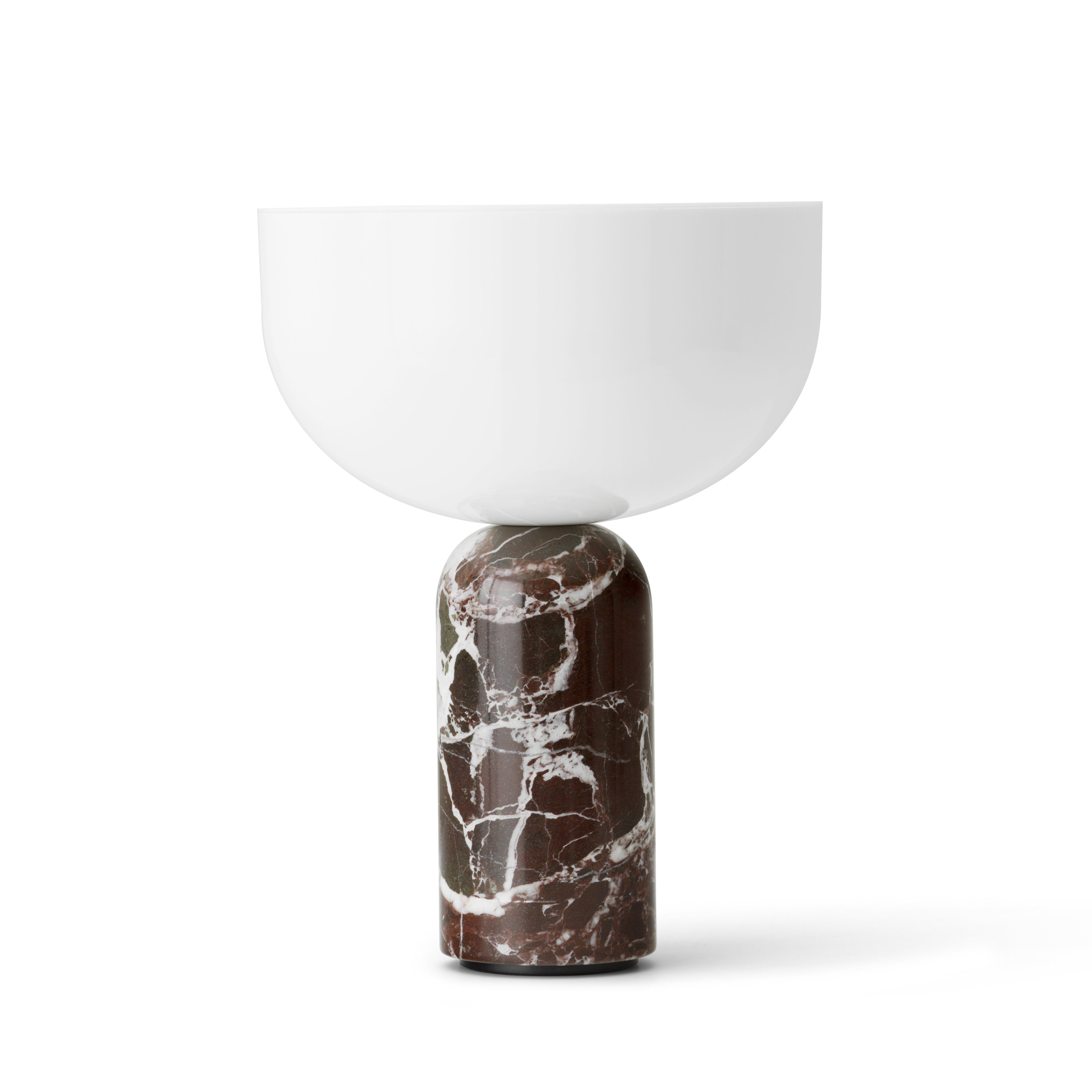Tragbare Lampe KIZU Burgunder Marmor