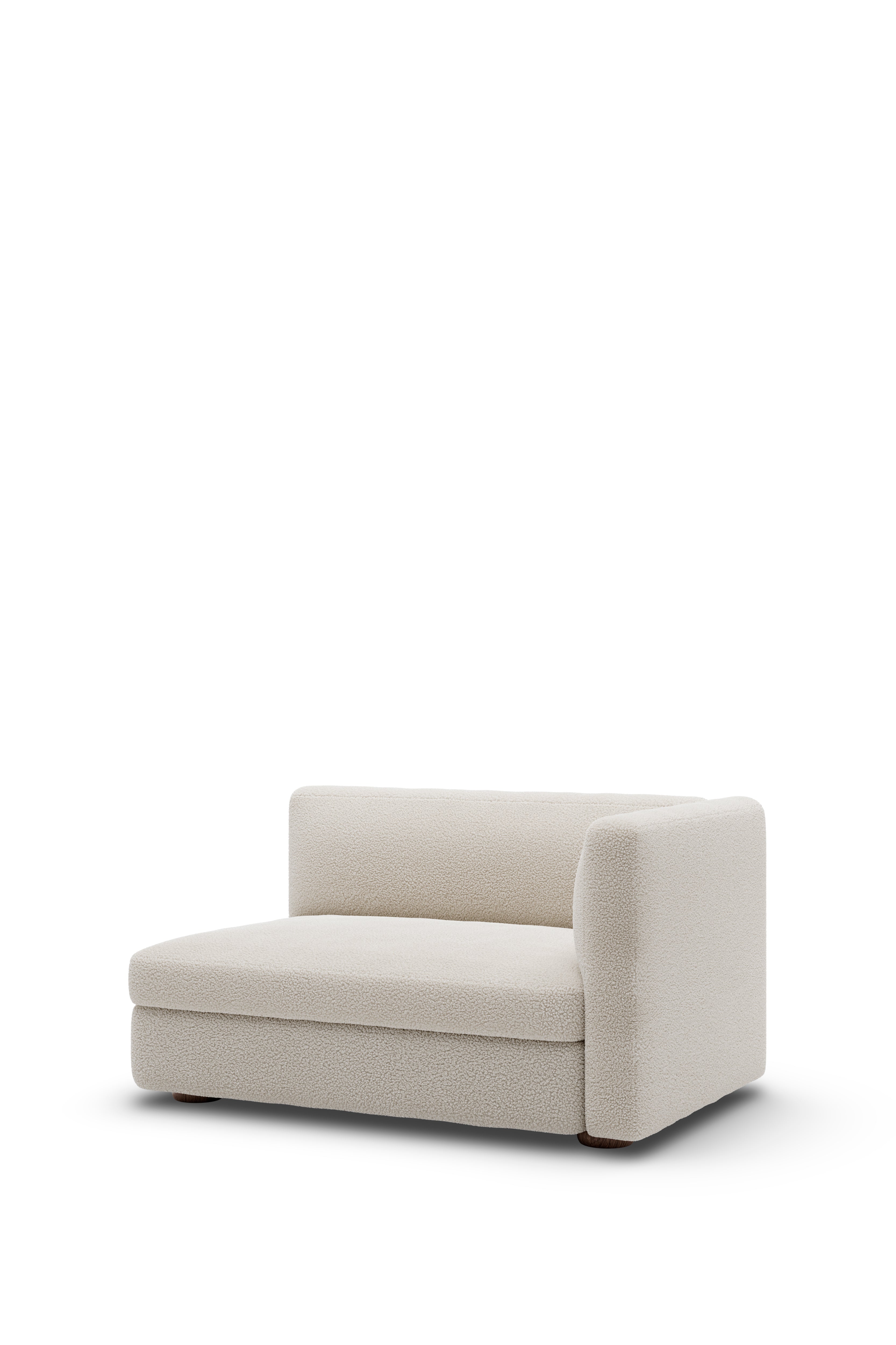 Modulare Sofa -Coda - Endelement breit rechts - Handbeschwerden