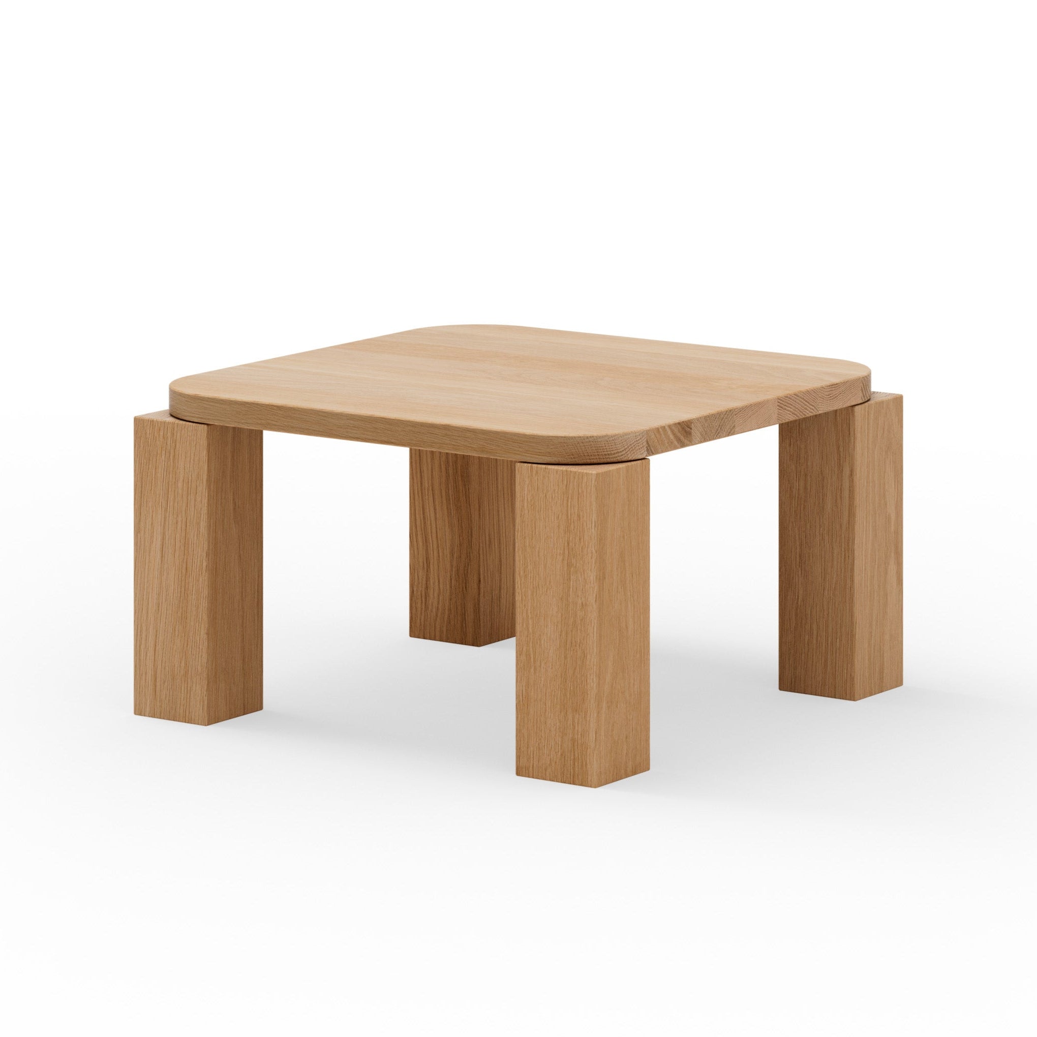 Oak atlas coffee table