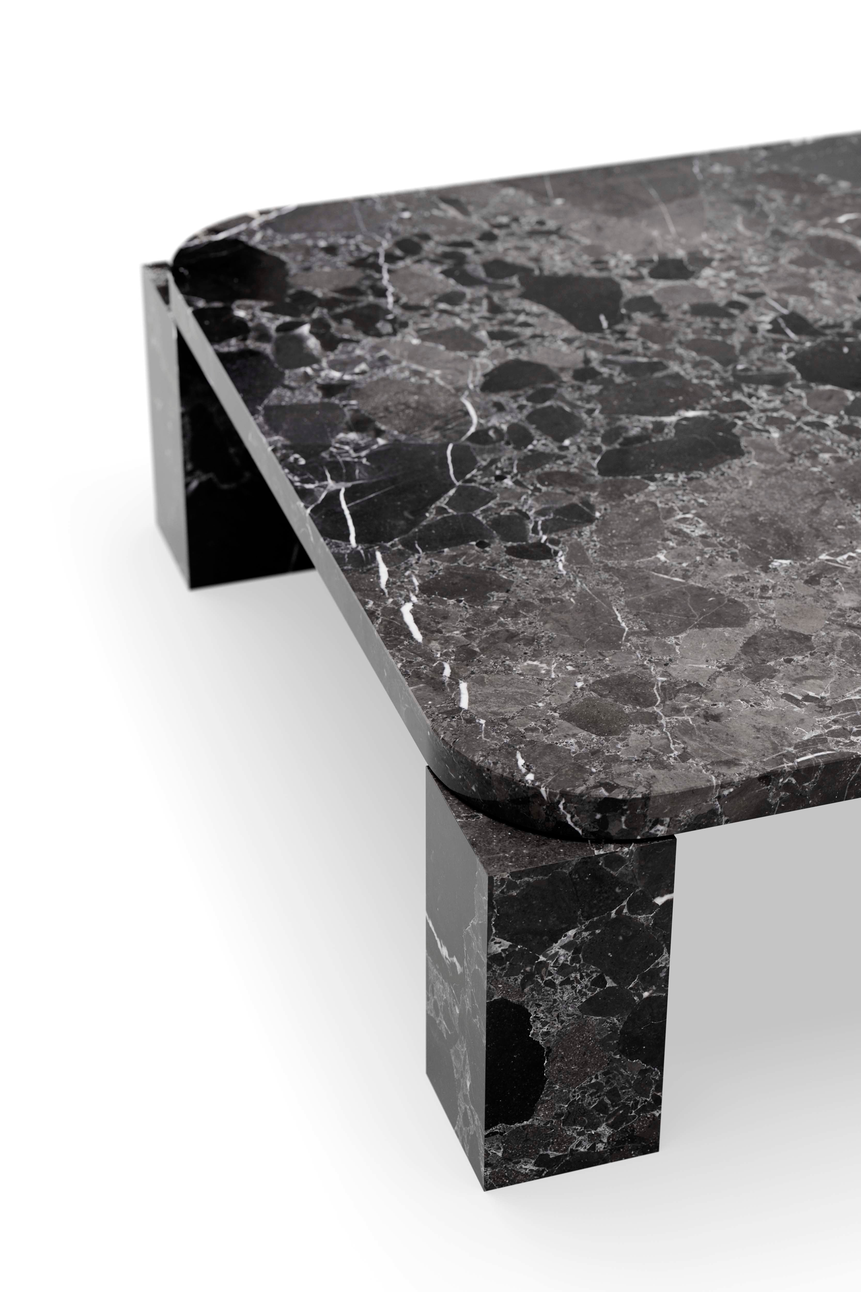Couchtisch Atlas Black Travertin