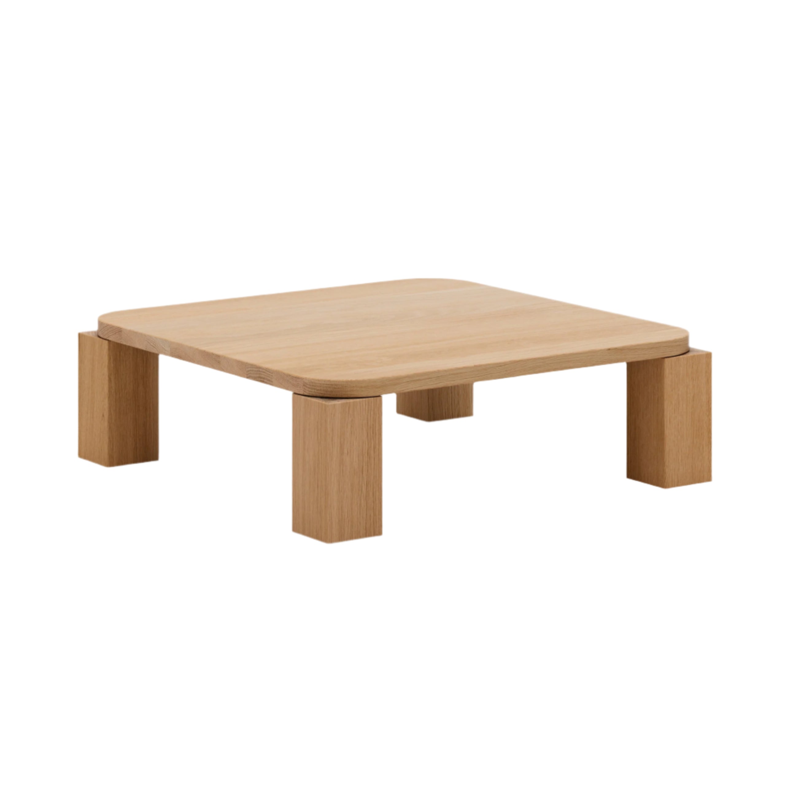 Oak atlas coffee table
