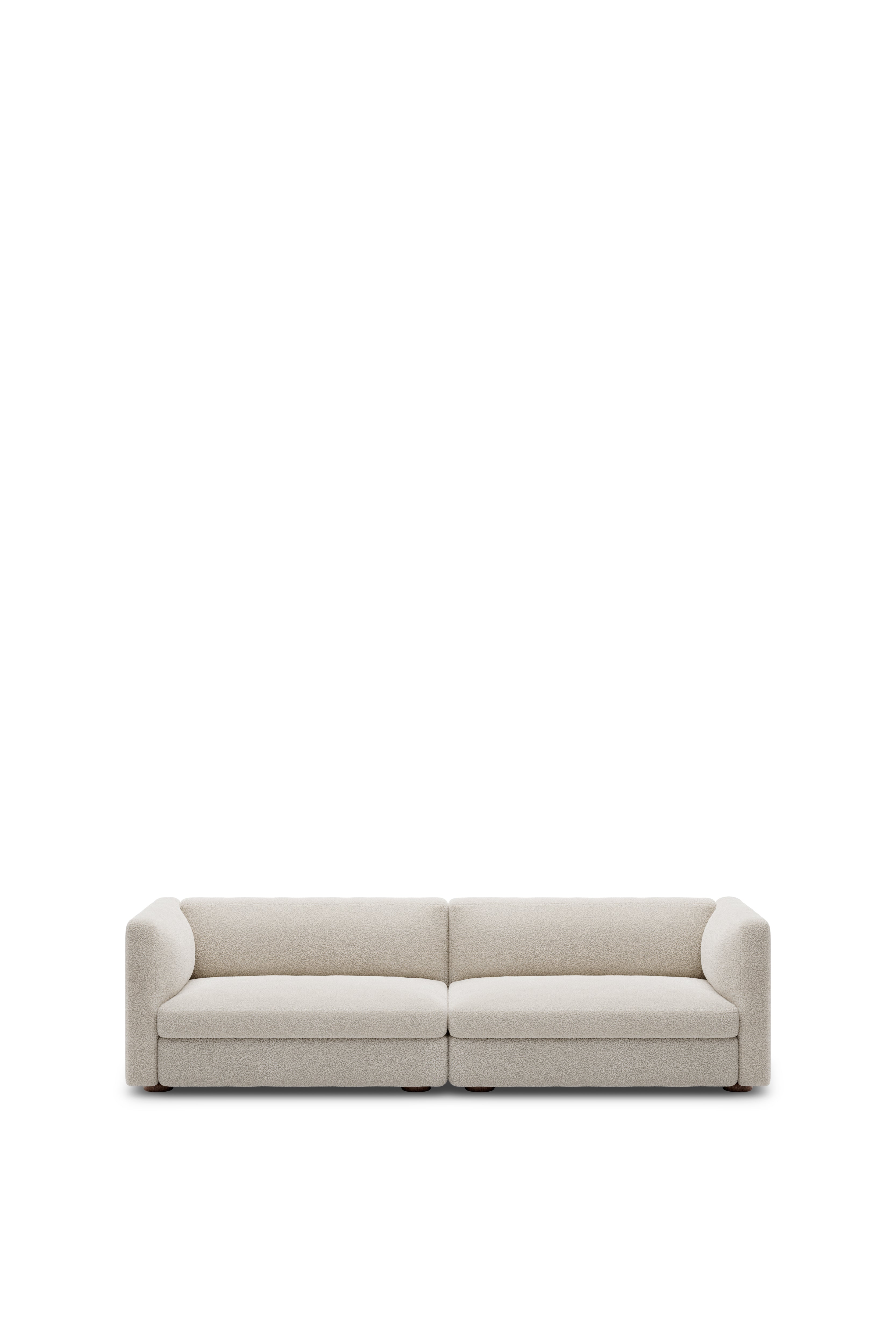 Modulare Sofa -Coda - Endelement breit rechts - Handbeschwerden