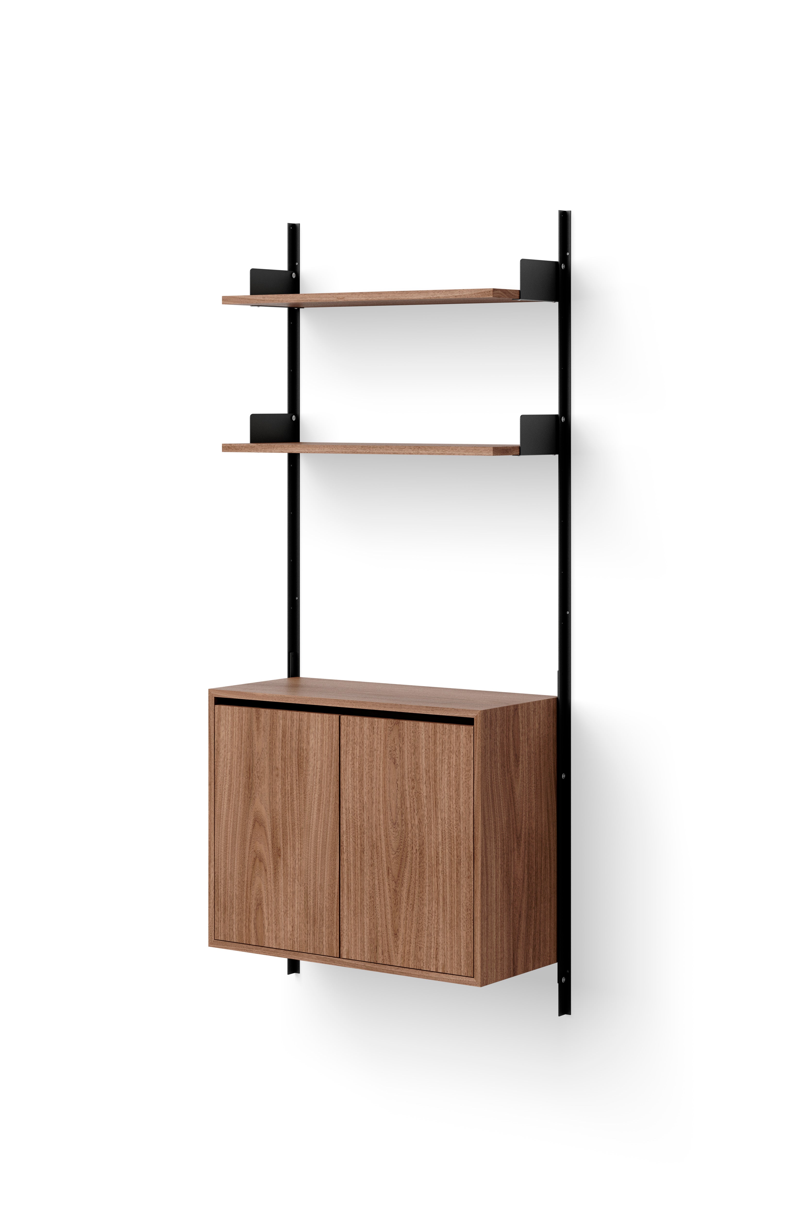 Hängeschrank mit Tür zu neuen Werken Walnussfurnier