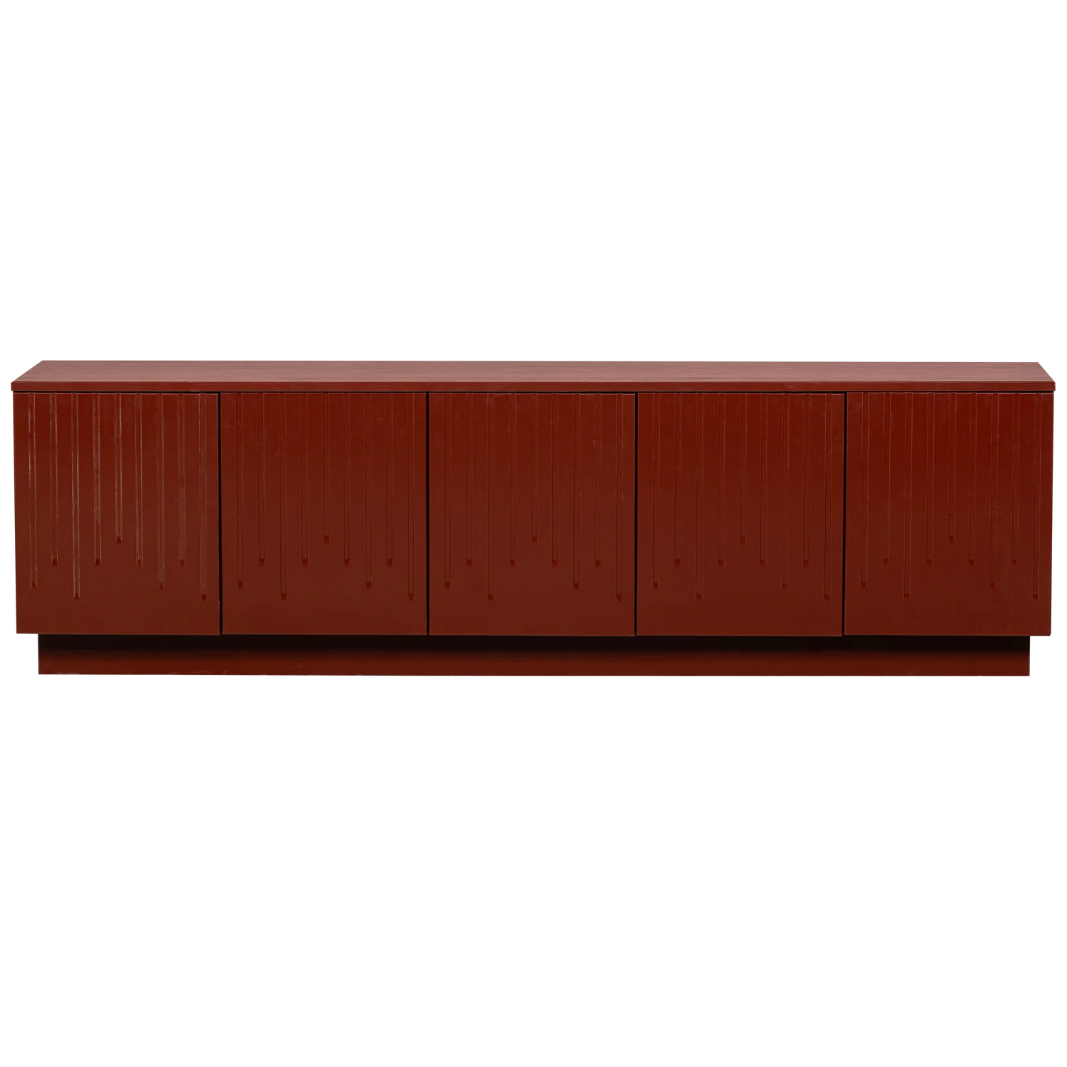 Roter Ziegelstiftschrank