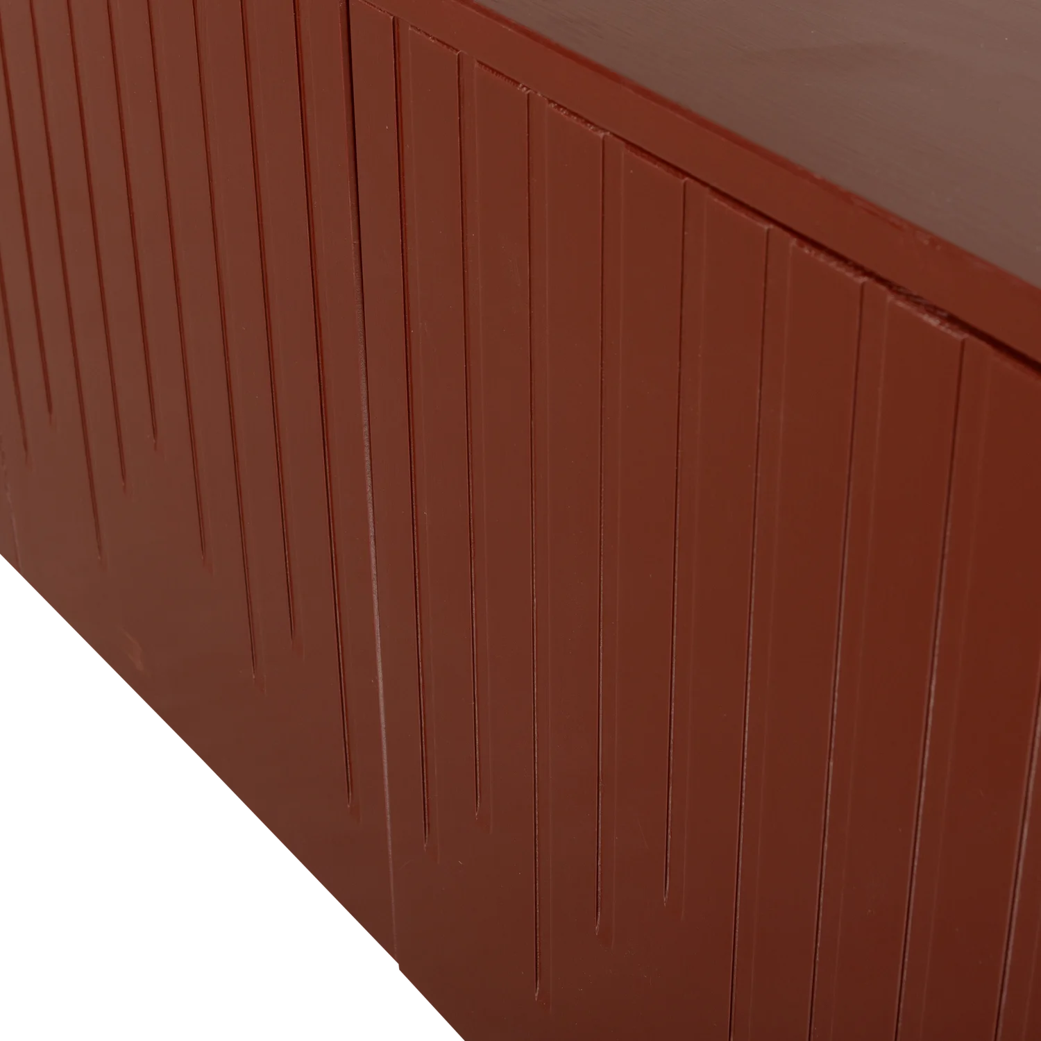 Roter Ziegelstiftschrank