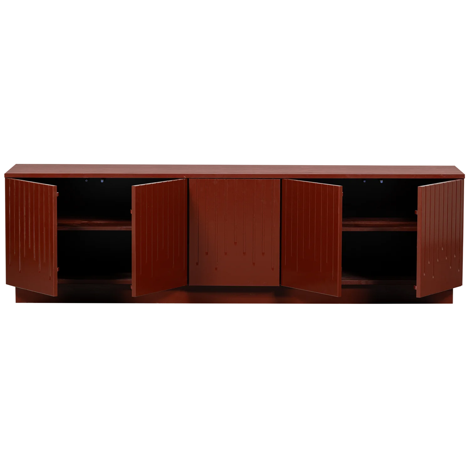 Roter Ziegelstiftschrank