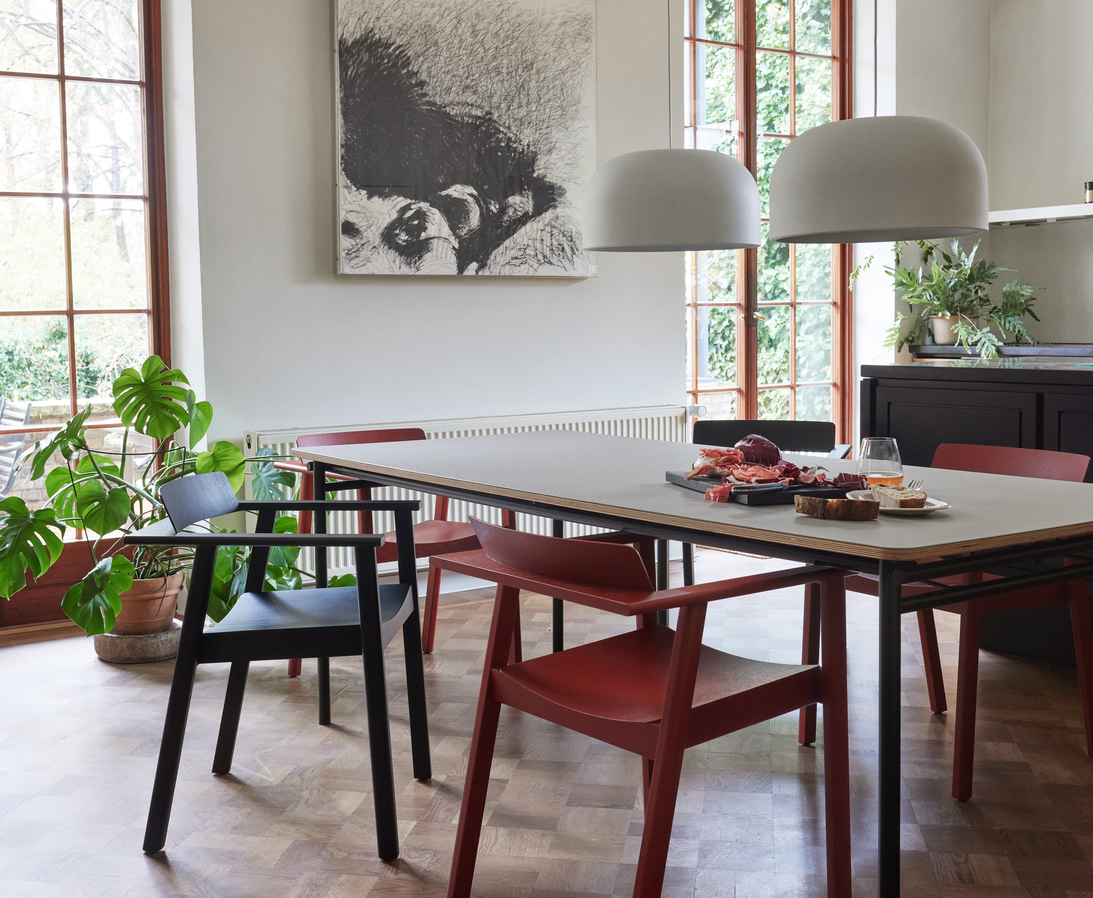 Ausziehbarer Tisch TAFFEL grün