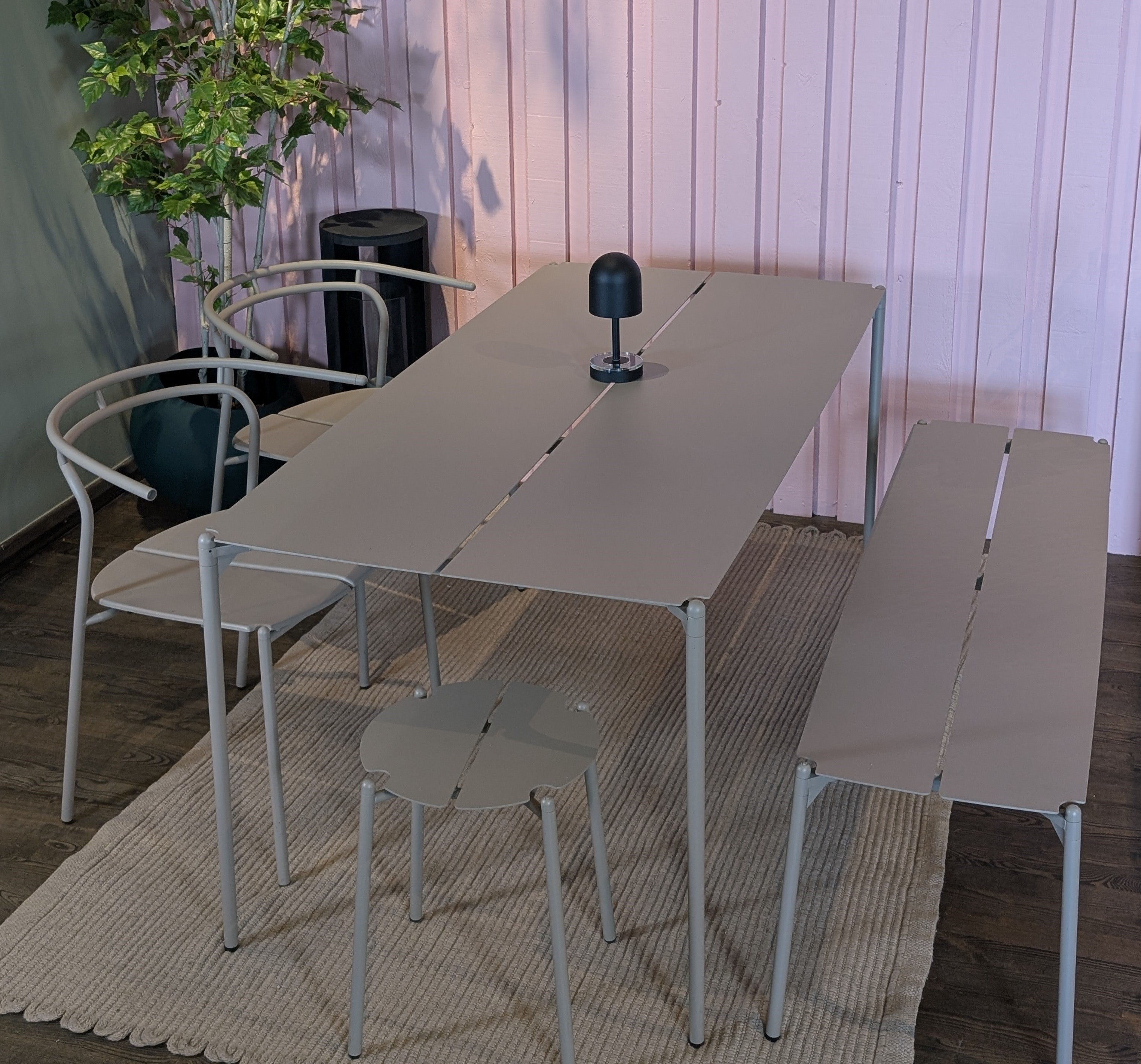 Portable lamp LUCEO beige