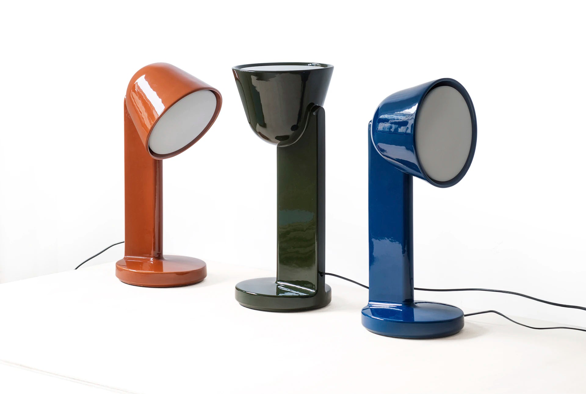 Ceramic Table Lamp Dark Green