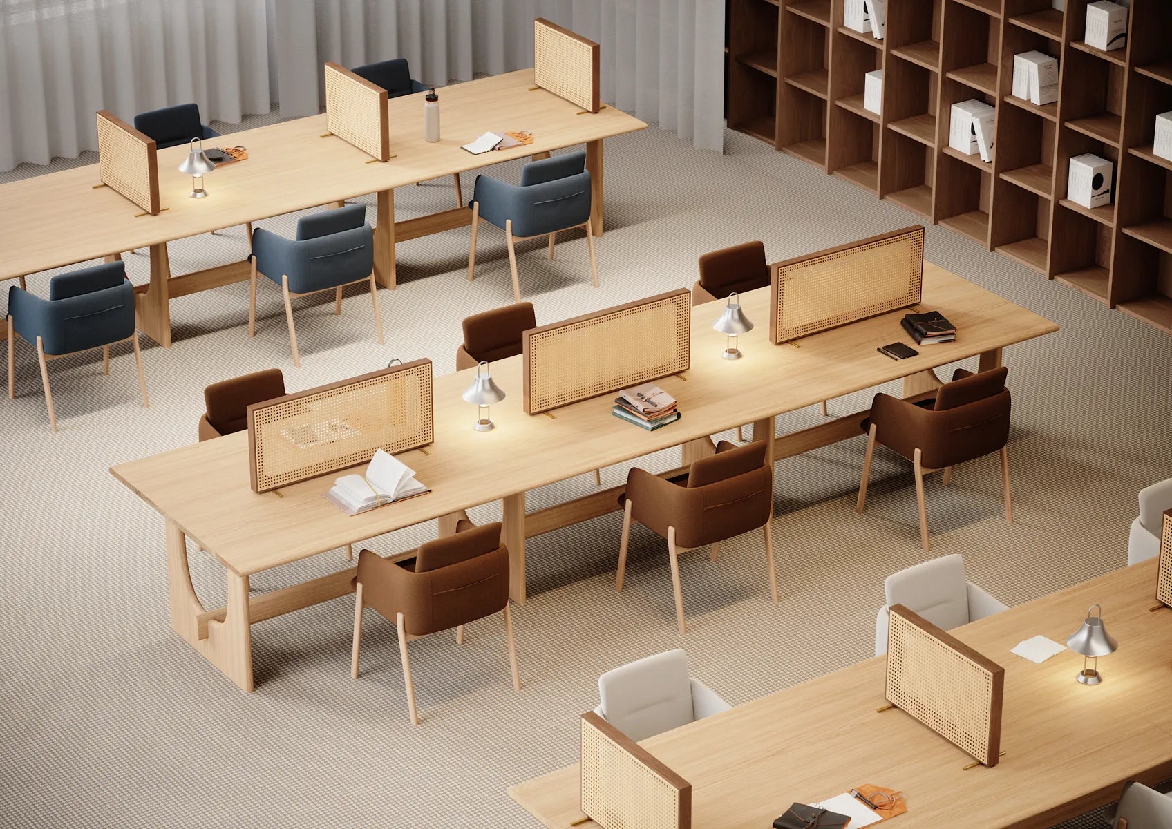 Conference table sund oak wood