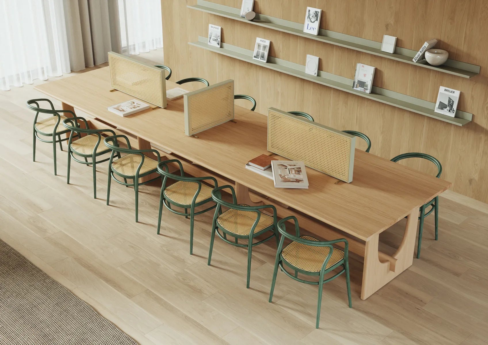 Conference table sund oak wood
