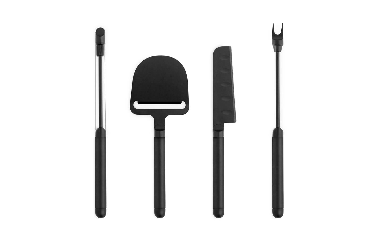 Cheese board PEBBLE black