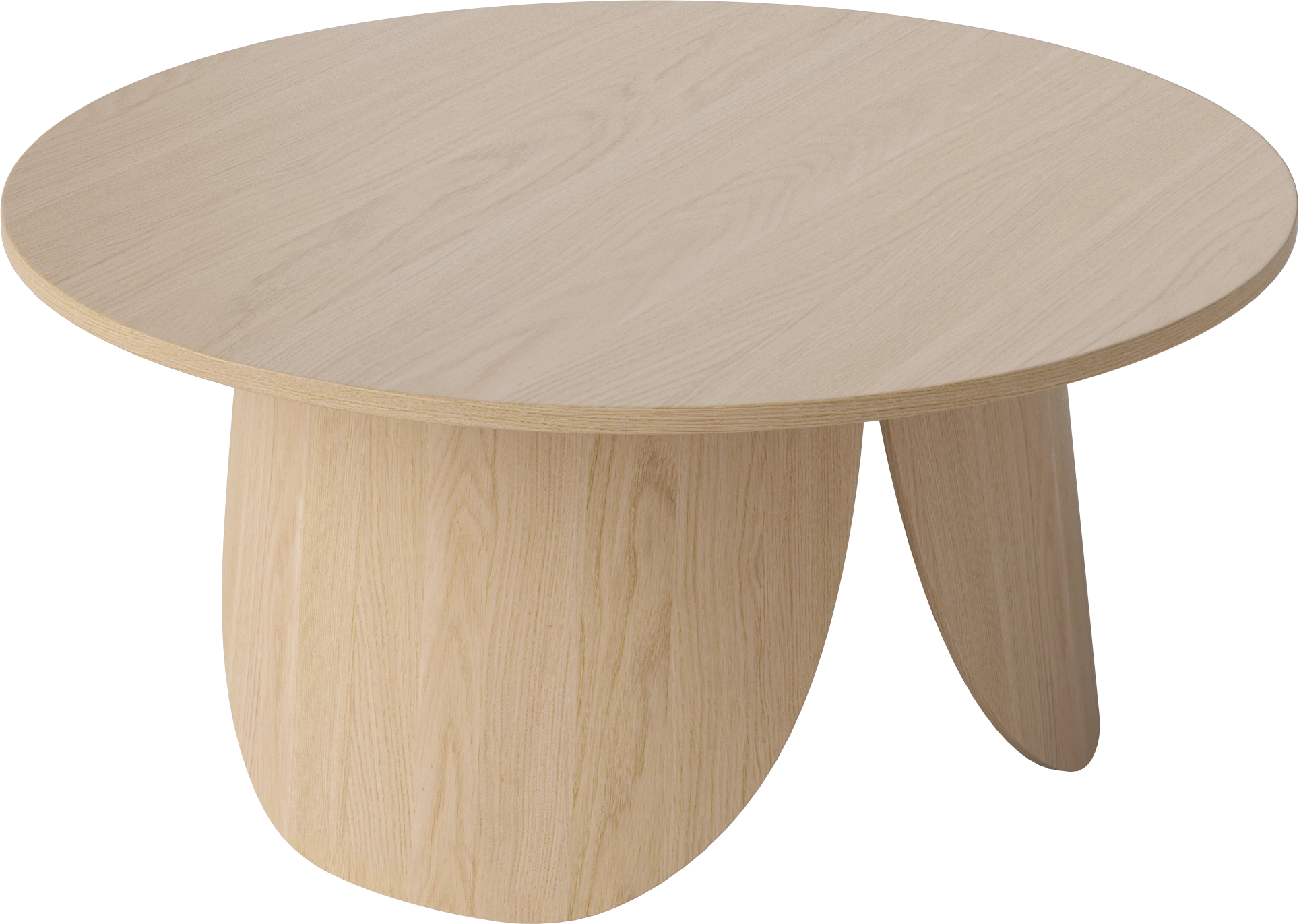 PEYOTE coffee table bleached oak veneer - display model