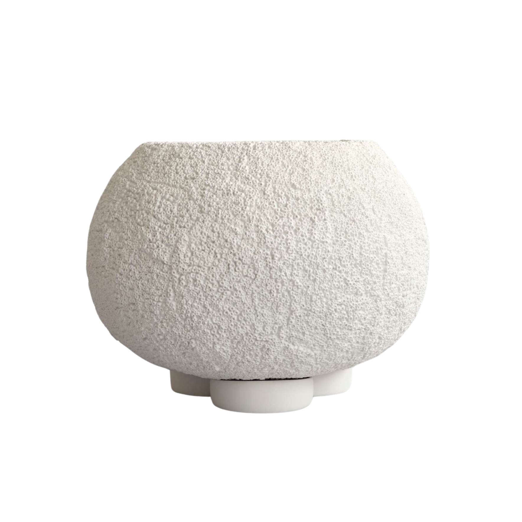 URCHIN planter broken white