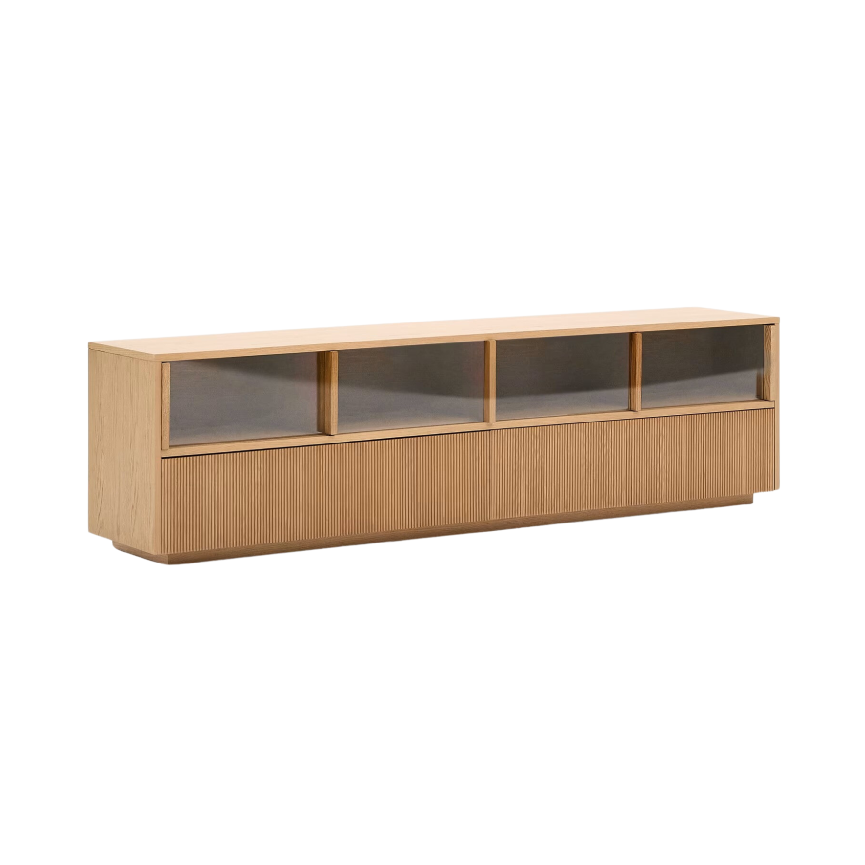 RTV-Sideboard mit zwei Schubladen HELVINE Eichenfurnier