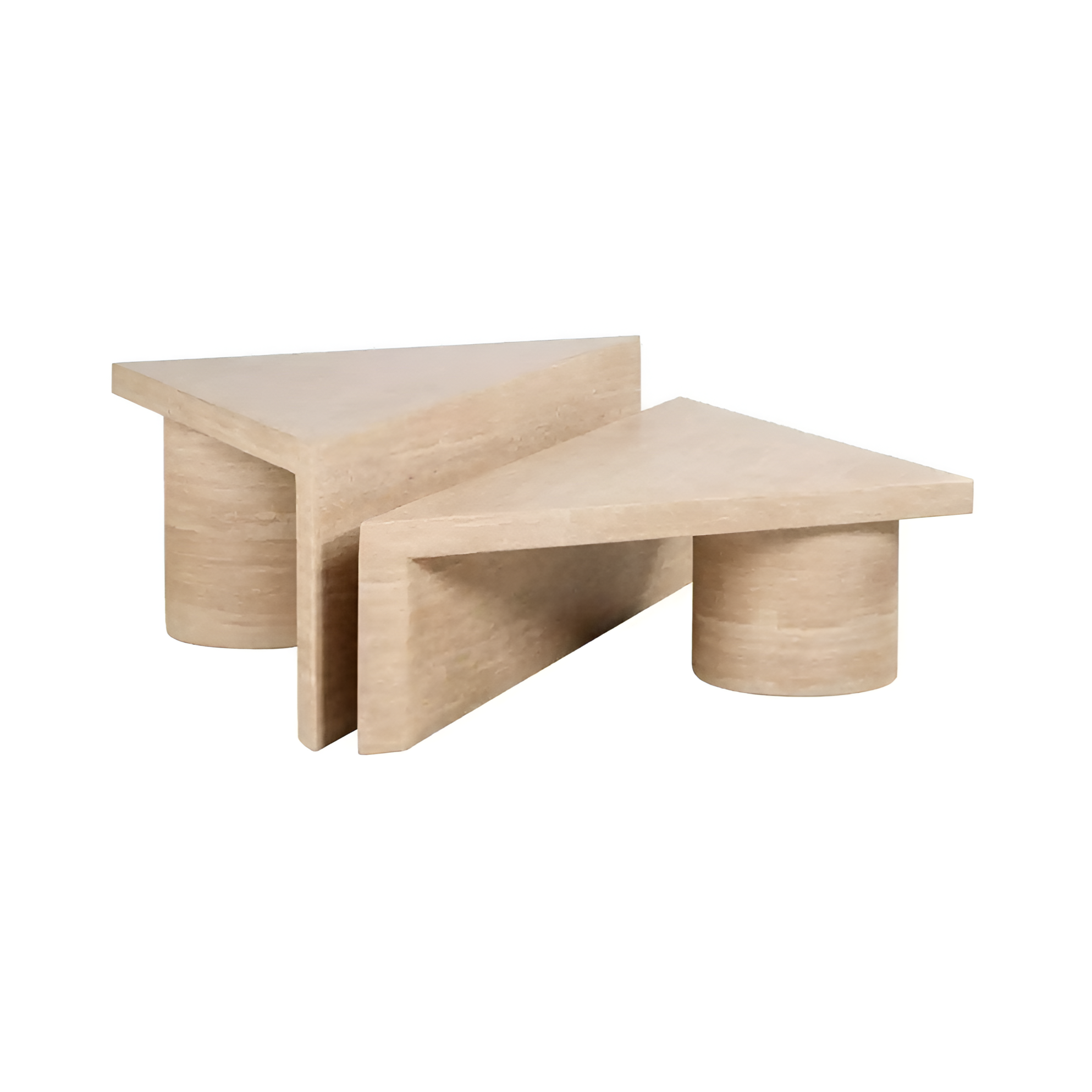 FICTUS beige coffee table set