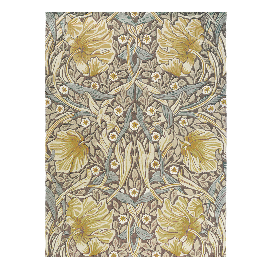 PIMPERNEL BULLRUSH Teppich beige und gelb