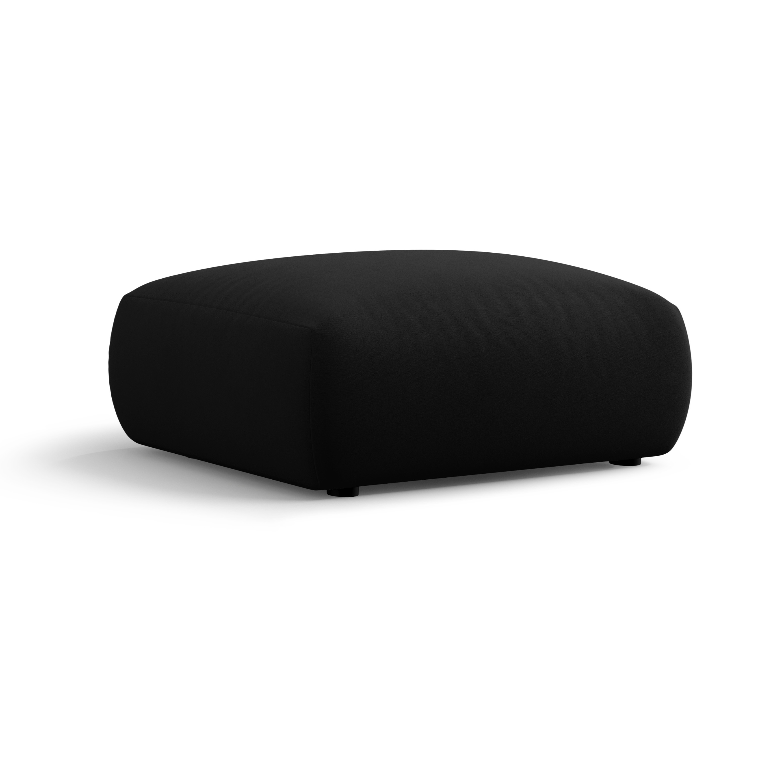 MATERA Samtpouf schwarz