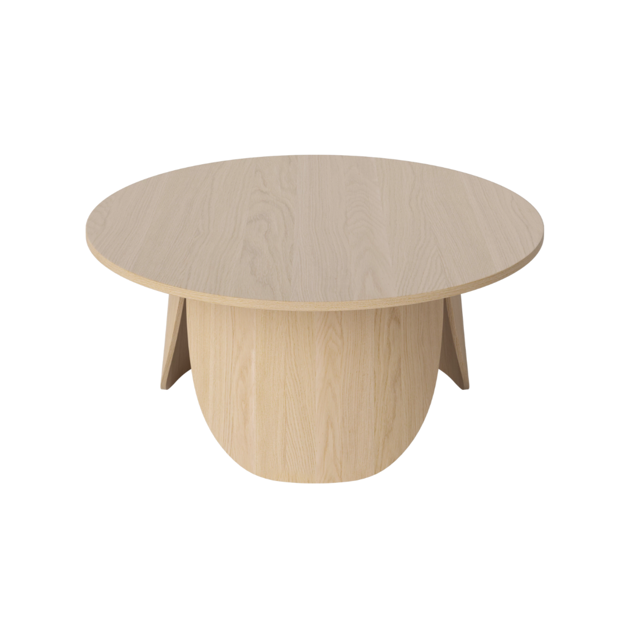 PEYOTE coffee table bleached oak veneer - display model