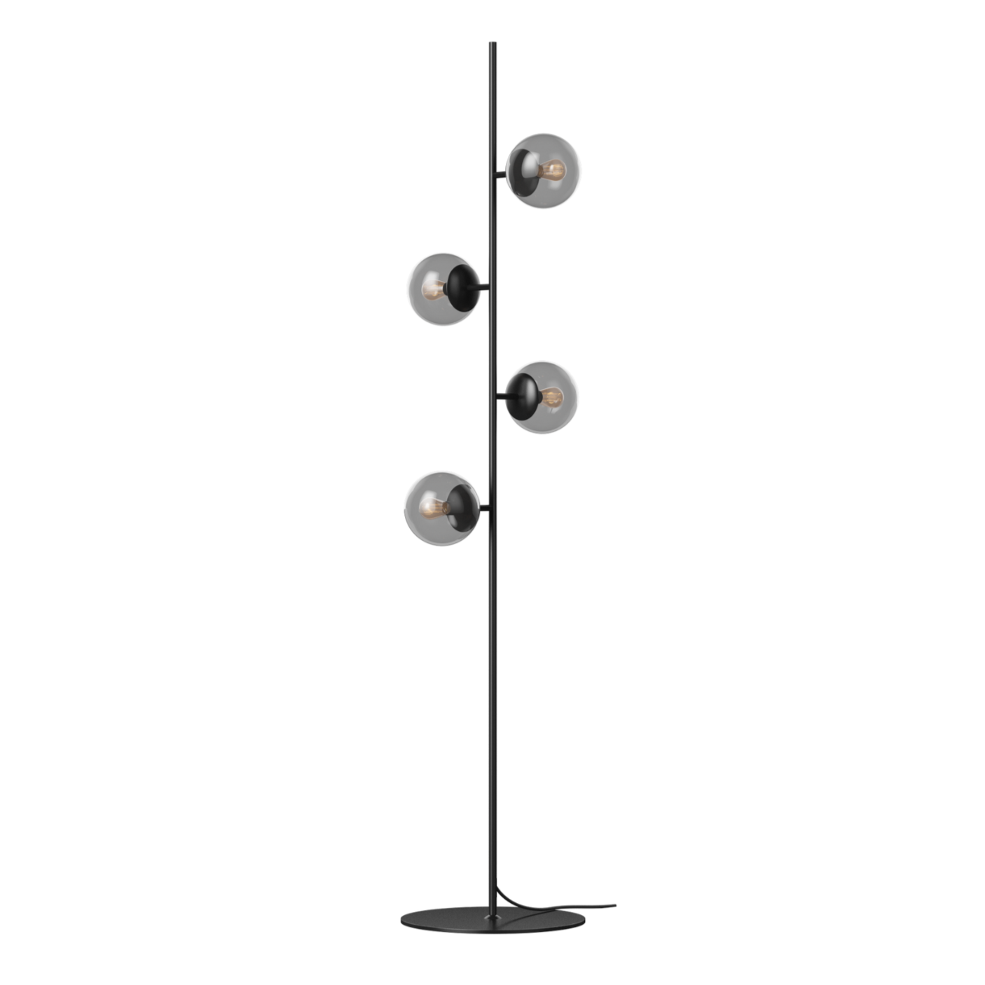 Kugel schwarzer Stehlampe