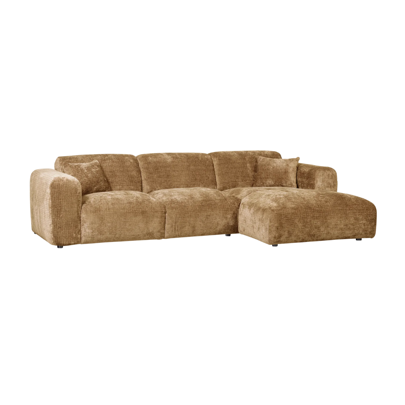 Right-hand modular corner sofa CLOUD honey