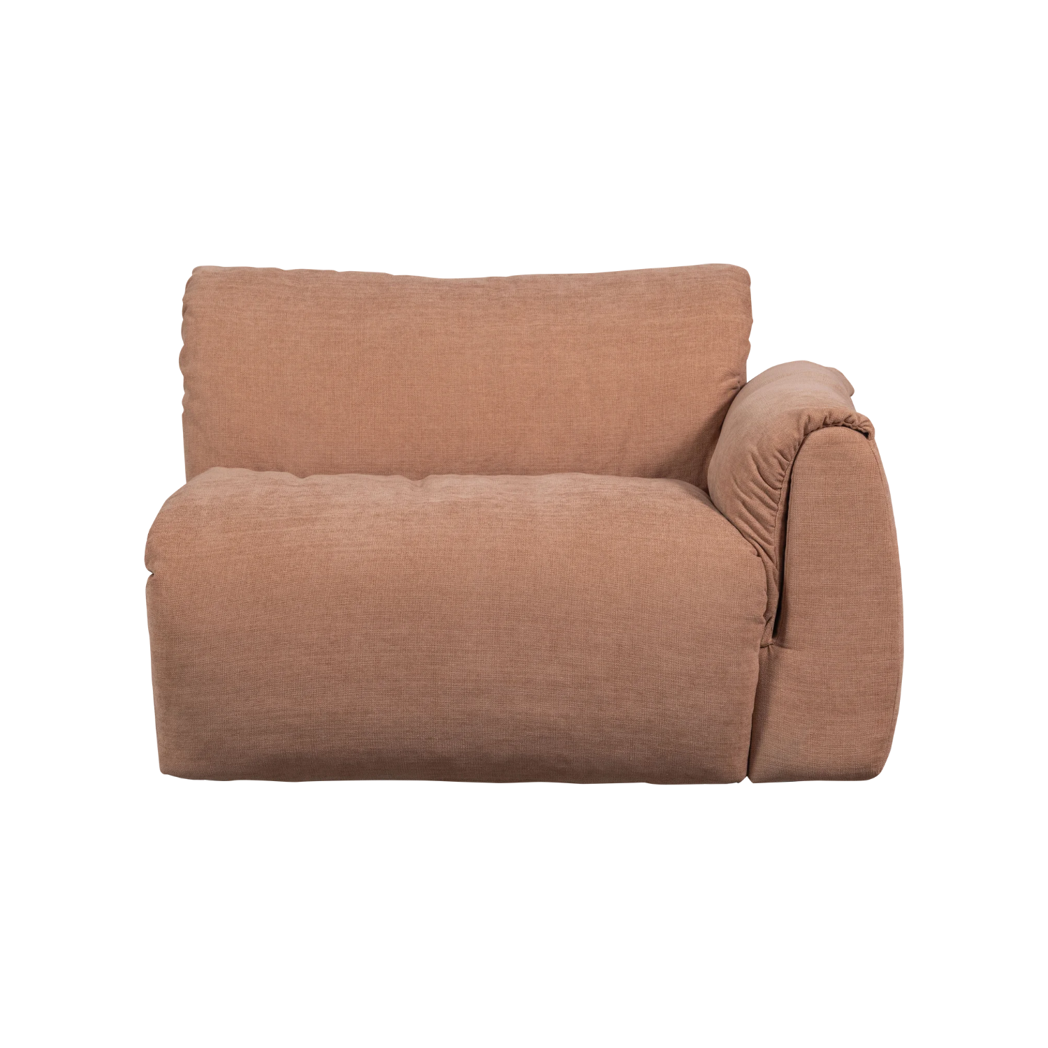 BAGGY modular sofa - right element pink