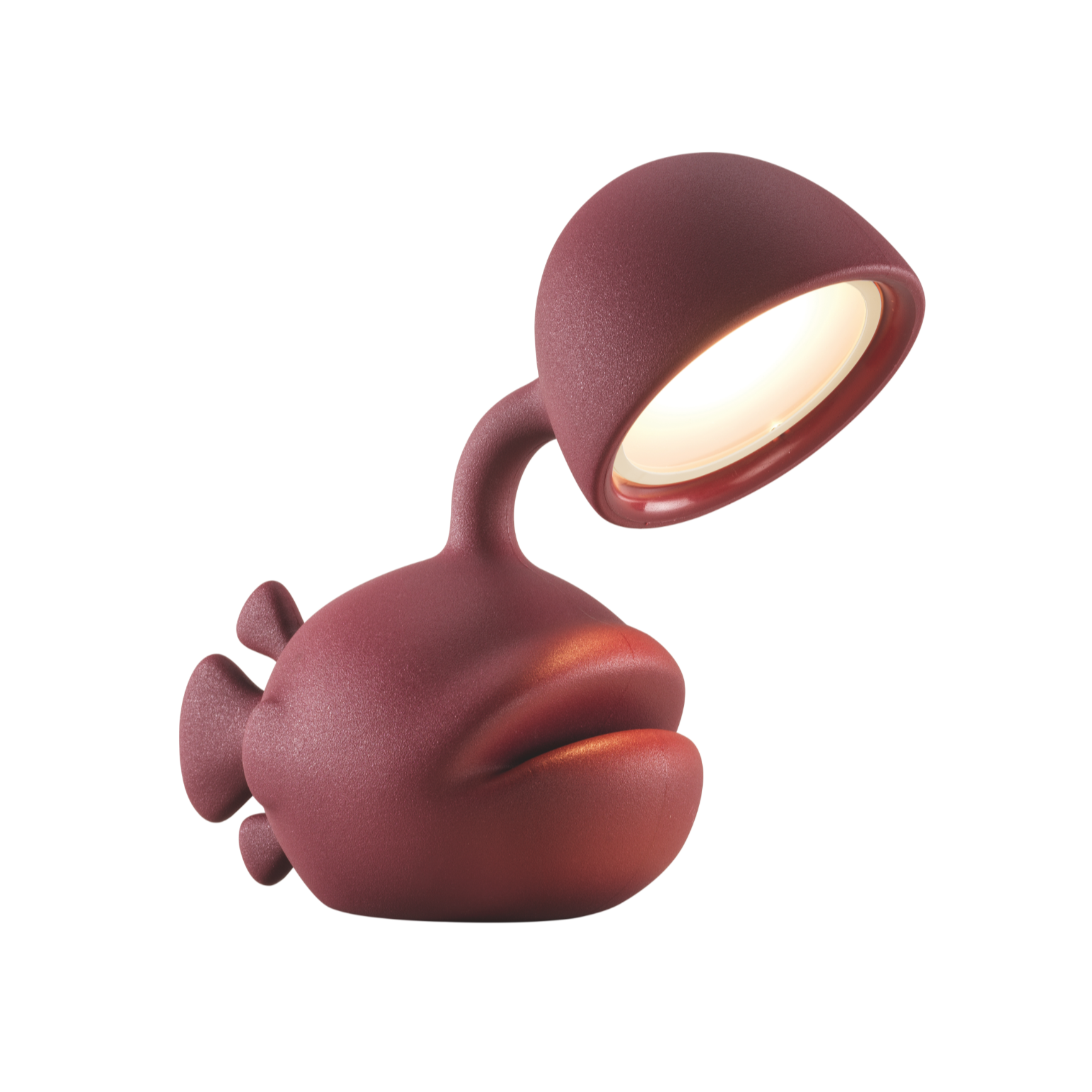 ABYSS burgundy table lamp