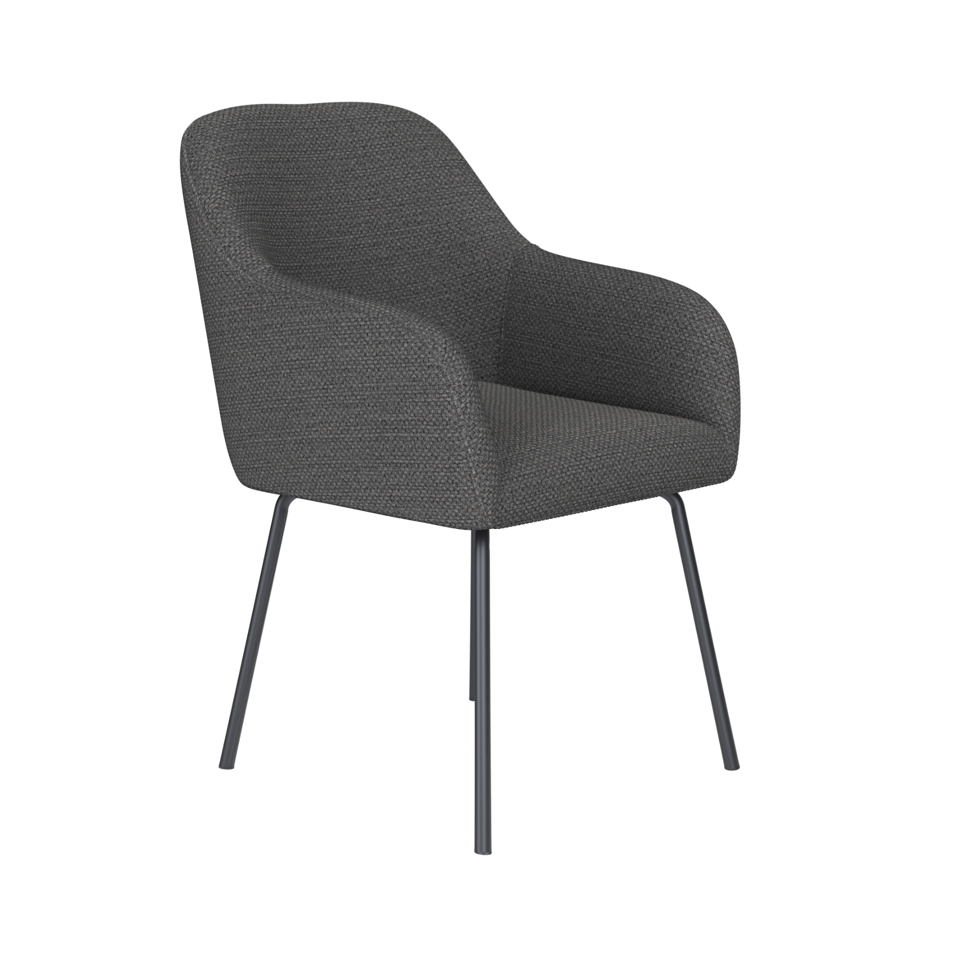 OTIS chair gray with black base