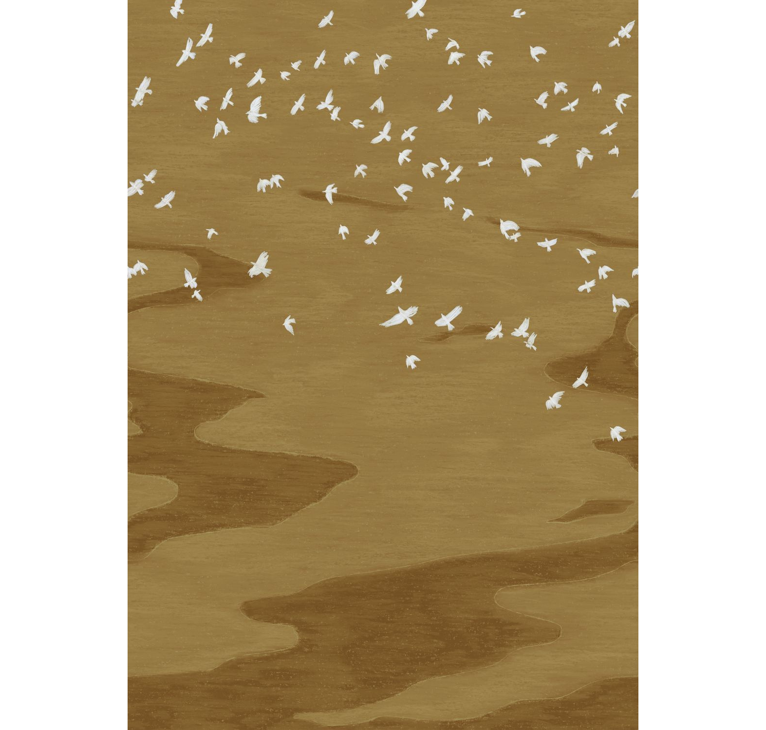 Mural MIGRATION brown