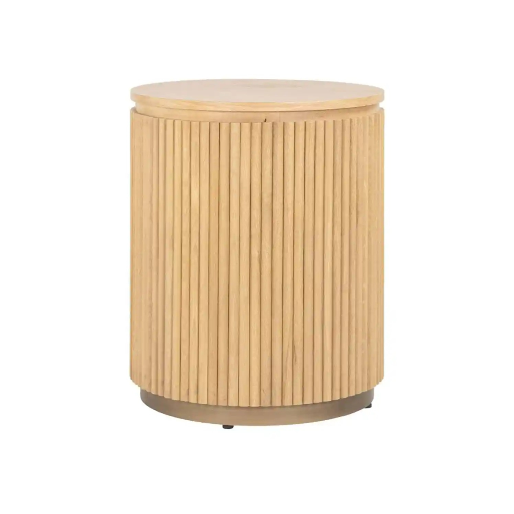 BELFORT Oak Veneer Side Table
